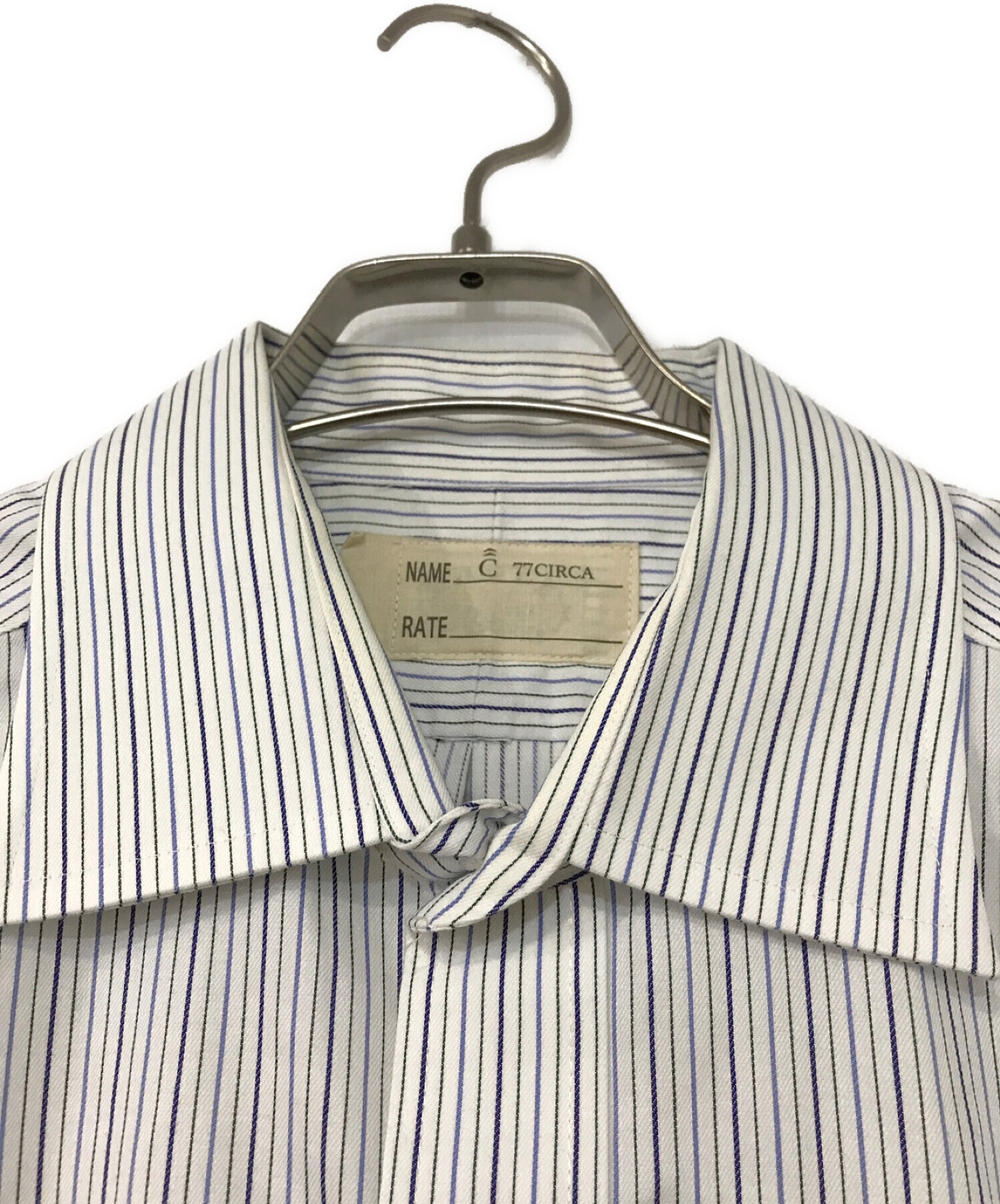77circa (ナナナナサーカ) circa make width adjustable shirt ホワイト サイズ:表記無し