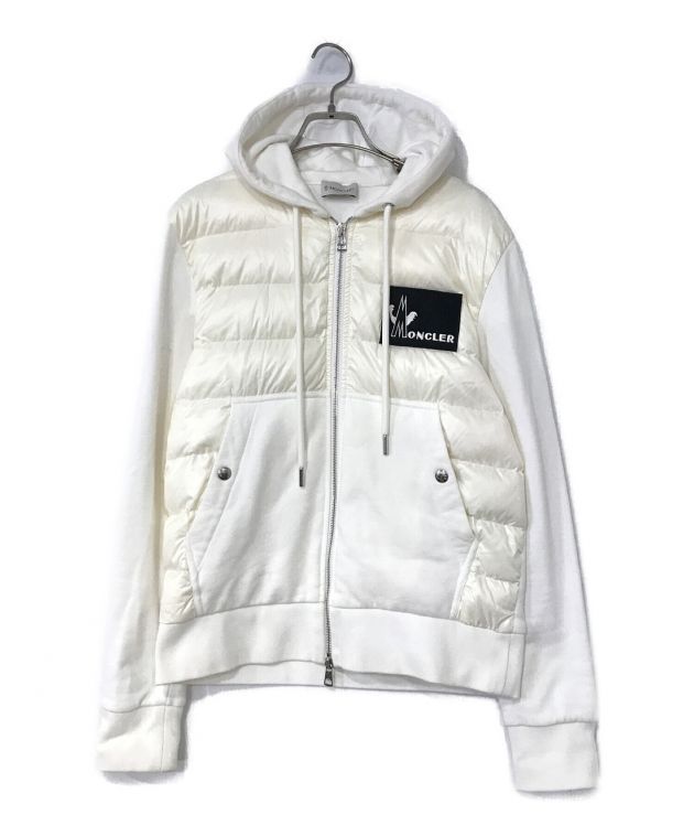 中古・古着通販】MONCLER (モンクレール) MAGLIA CARDIGAN ダウンジャケット ホワイト サイズ:M｜ブランド・古着通販  トレファク公式【TREFAC FASHION】スマホサイト