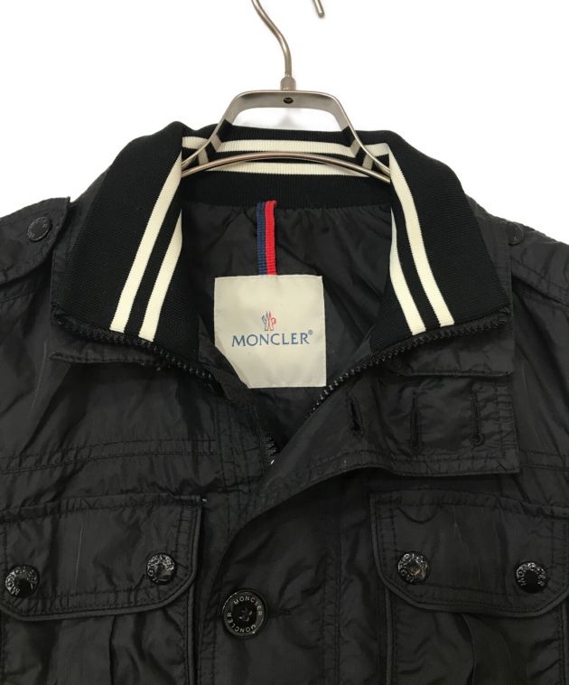 中古・古着通販】MONCLER (モンクレール) ナイロンジャケット ブラック