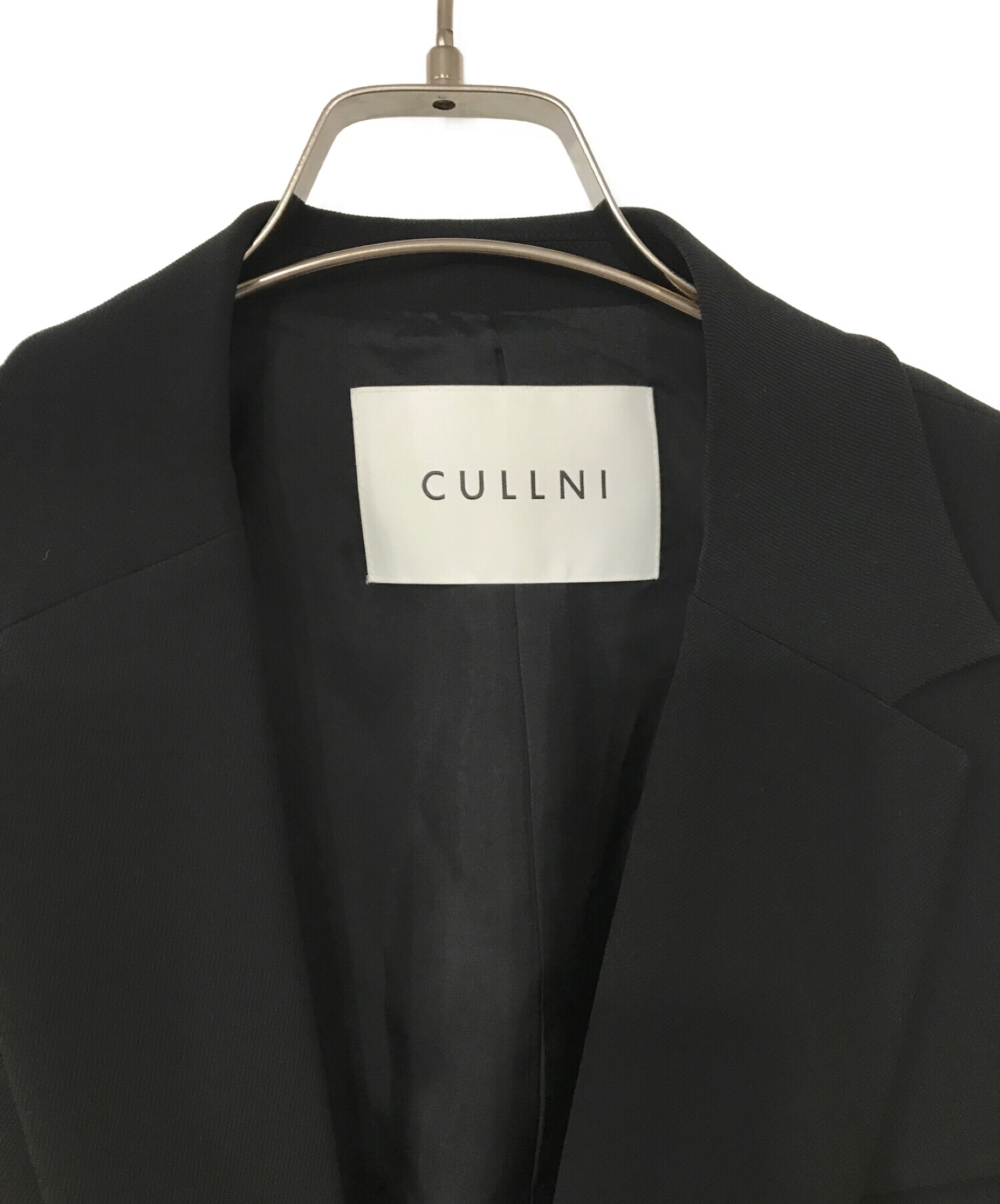 CULLNI (クルニ) テーラードジャケット ブラック サイズ:表記無し