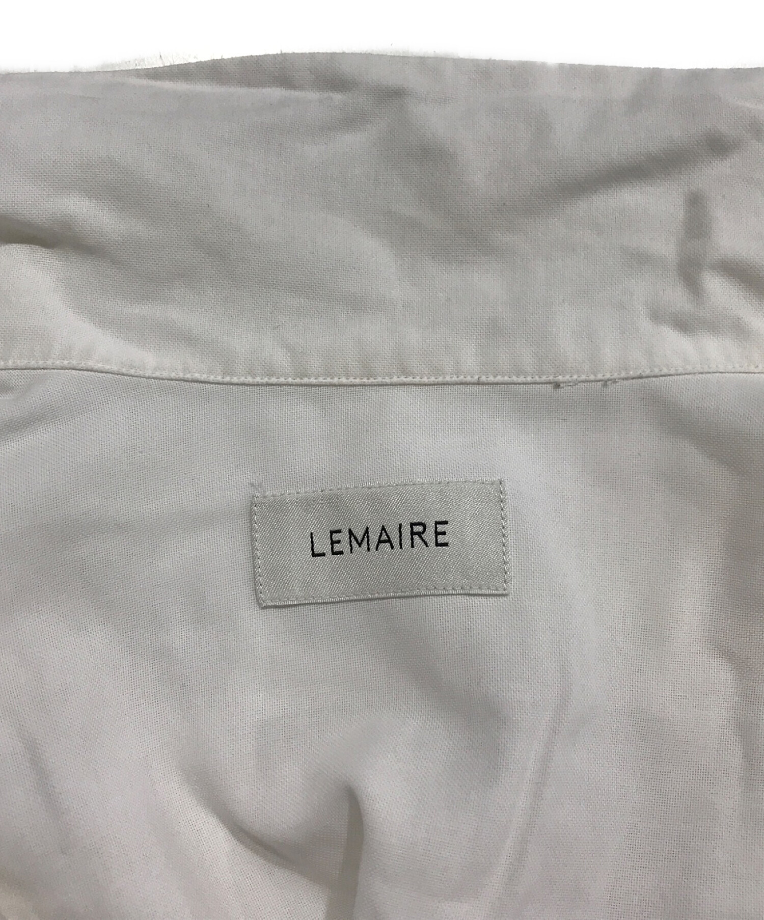 中古・古着通販】LEMAIRE (ルメール) オープンカラーシャツ ホワイト