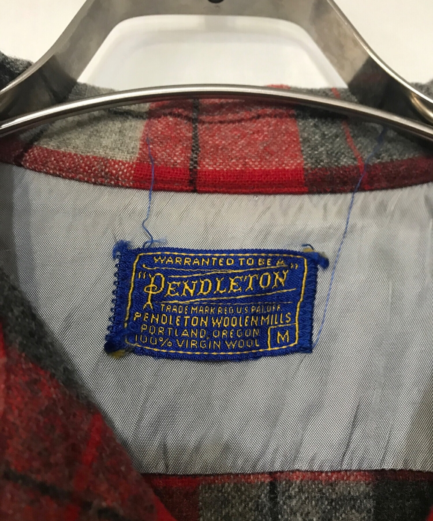 中古・古着通販】PENDLETON (ペンドルトン) ウールチェックシャツ