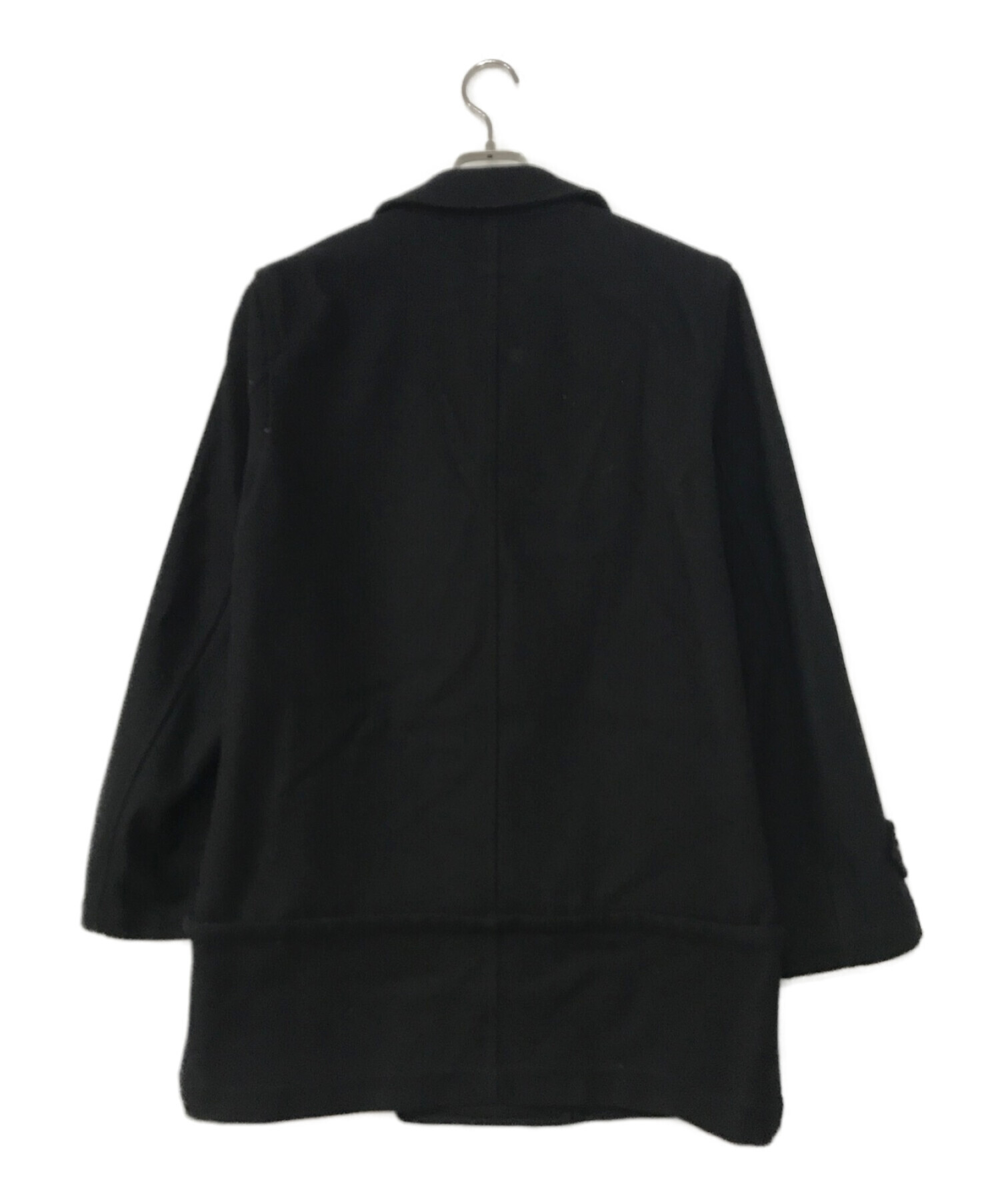 COMME des GARCONS SHIRT (コムデギャルソンシャツ) Pコート ブラック サイズ:S