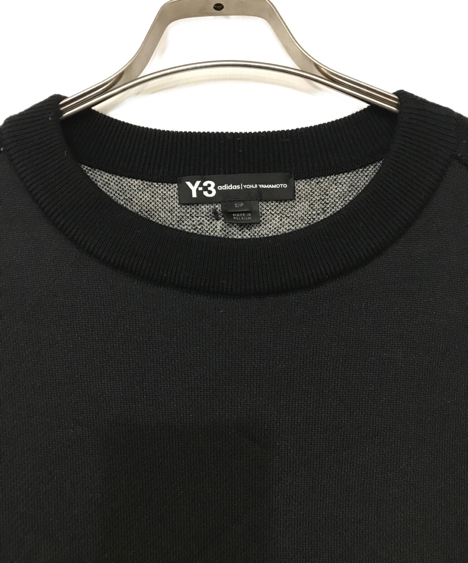 中古・古着通販】Y-3 (ワイスリー) U KNT STKD SWT ブラック サイズ:S