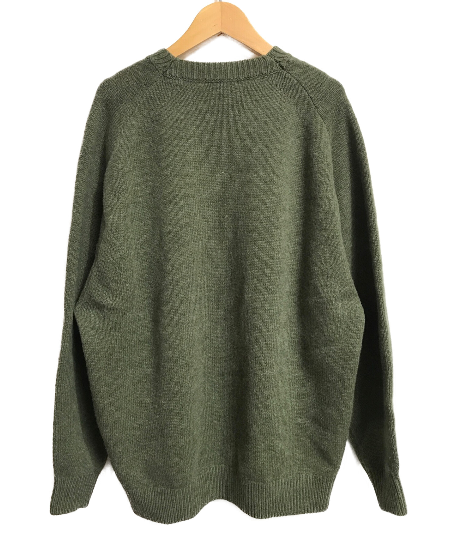 H BEAUTY&YOUTH BALLOON CREW NECK KNIT-