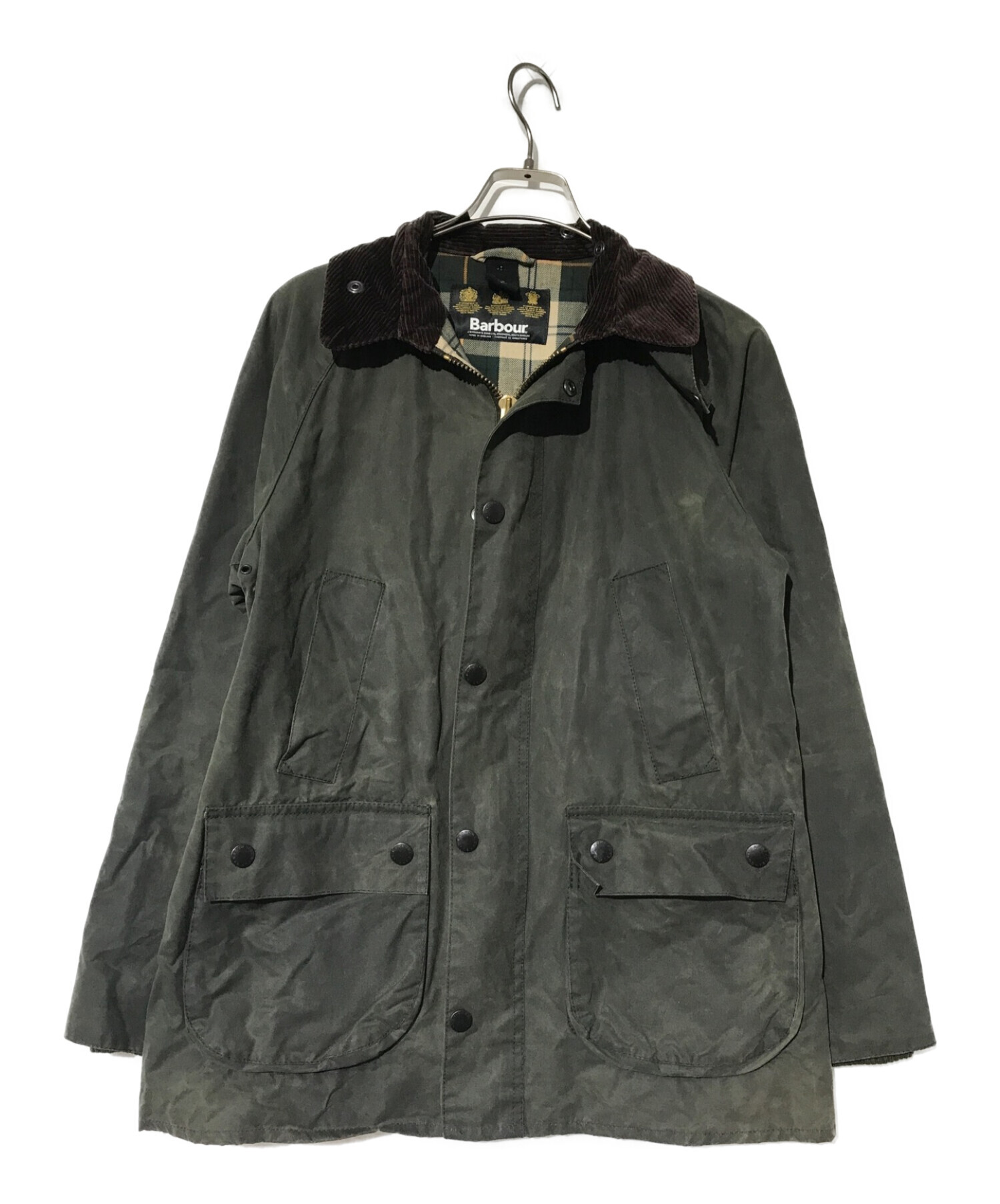 Barbour (バブアー) SL BEDALEビデイル オイルド ジャケット グリーン サイズ:38