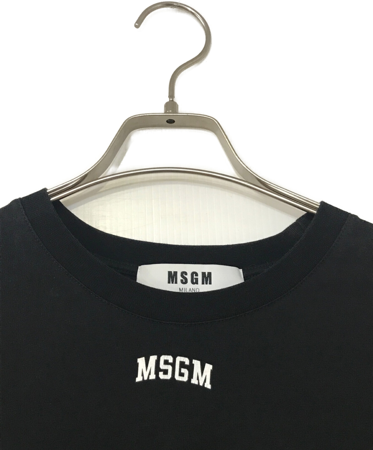 中古・古着通販】MSGM (エムエスジーエム) Tシャツ ブラック サイズ:S