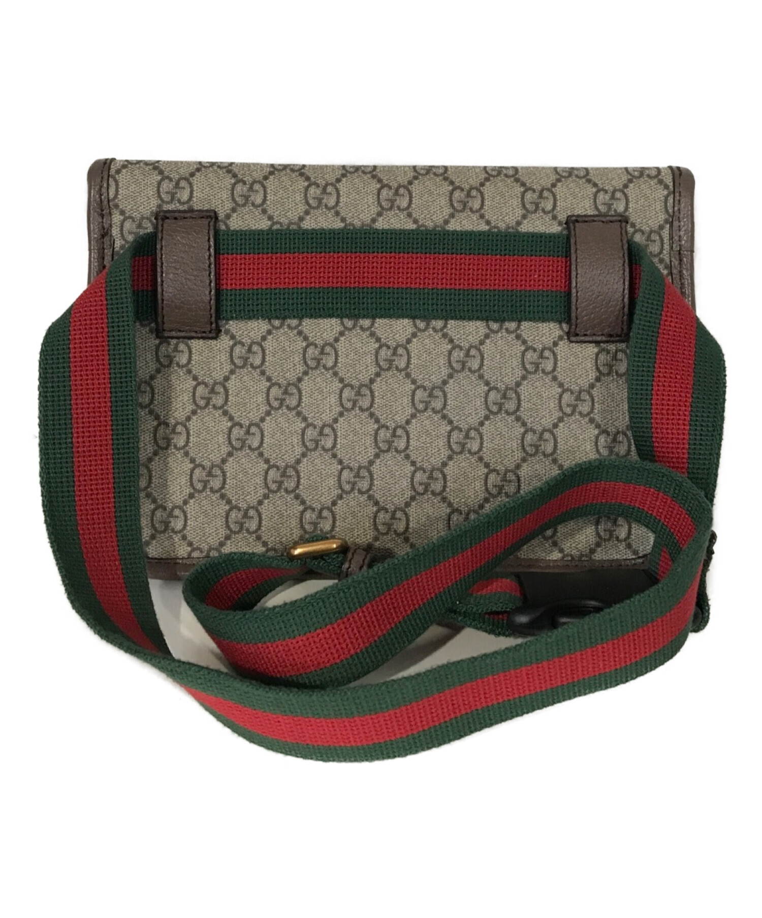 中古・古着通販】GUCCI (グッチ) GGスプリームベルトバッグ ベージュ