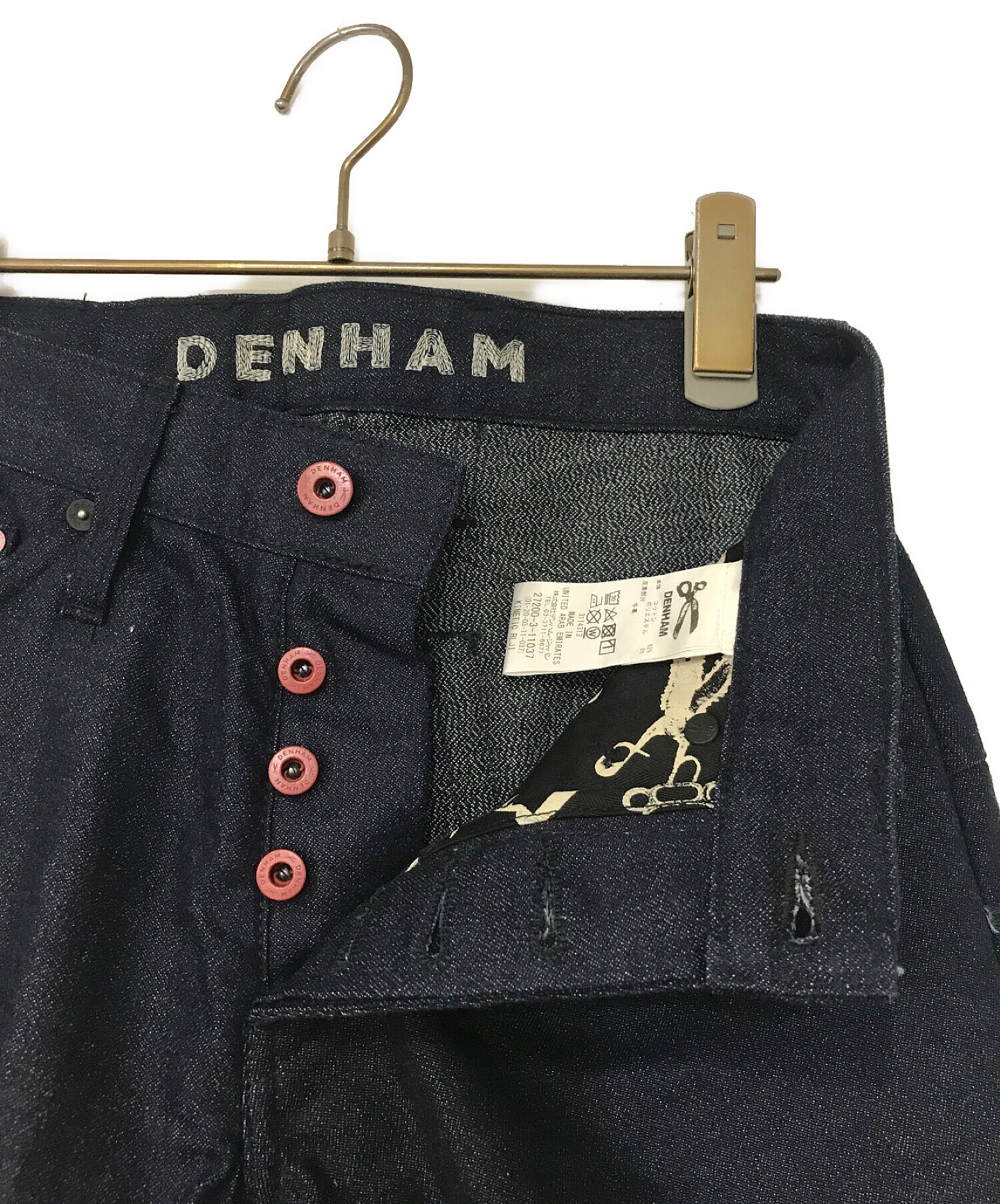 中古・古着通販】Denham (デンハム) デニムパンツ インディゴ サイズ