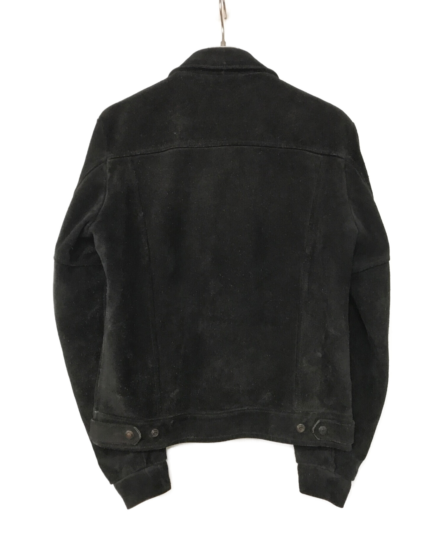 Schott (ショット) スエード3rdジャケット ブラック サイズ:38