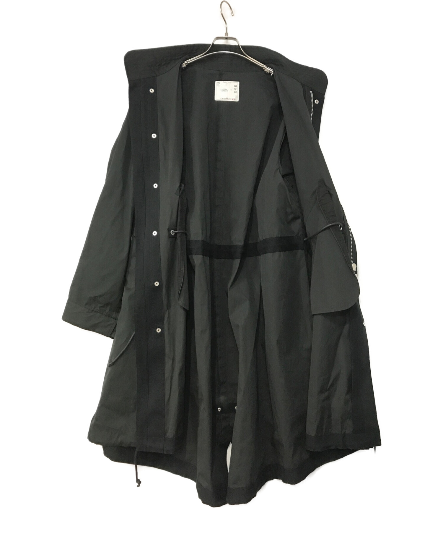 sacai (サカイ) Cotton Mods Coat ブラック サイズ:3