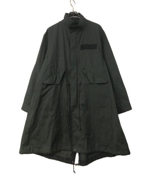 【中古・古着通販】sacai (サカイ) Cotton Mods Coat ブラック