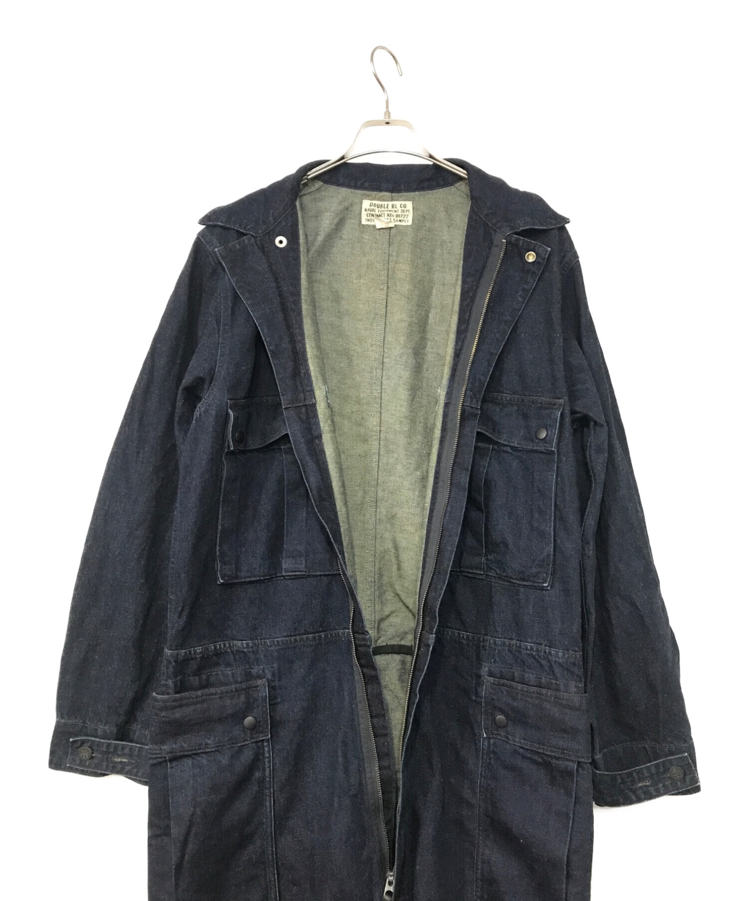 中古・古着通販】RRL (ダブルアールエル) オーバーオール インディゴ