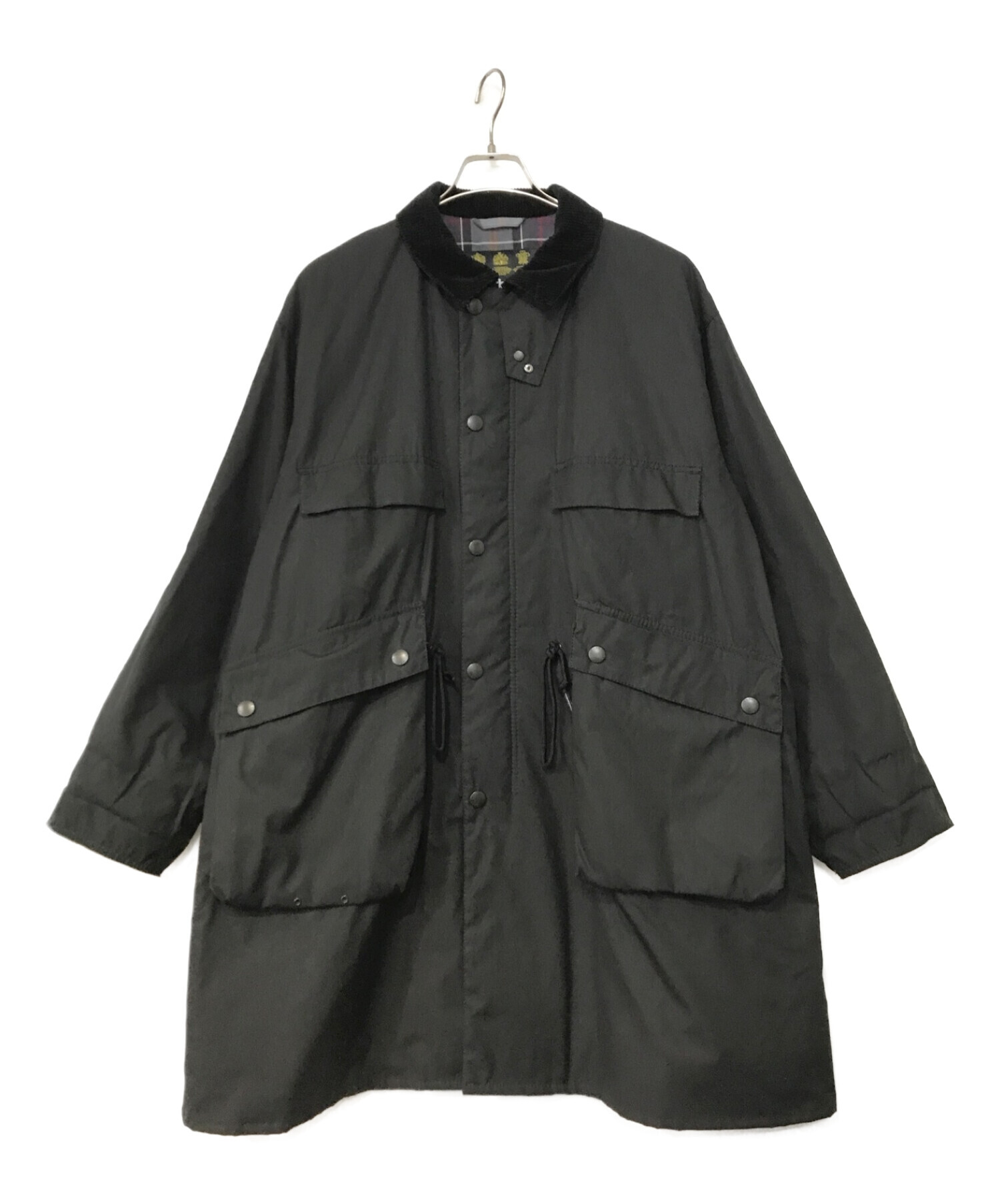 Barbour (バブアー) KAPTAIN SUNSHINE (キャプテンサンシャイン) Stand Collar Traveller Coat  ブラック サイズ:40