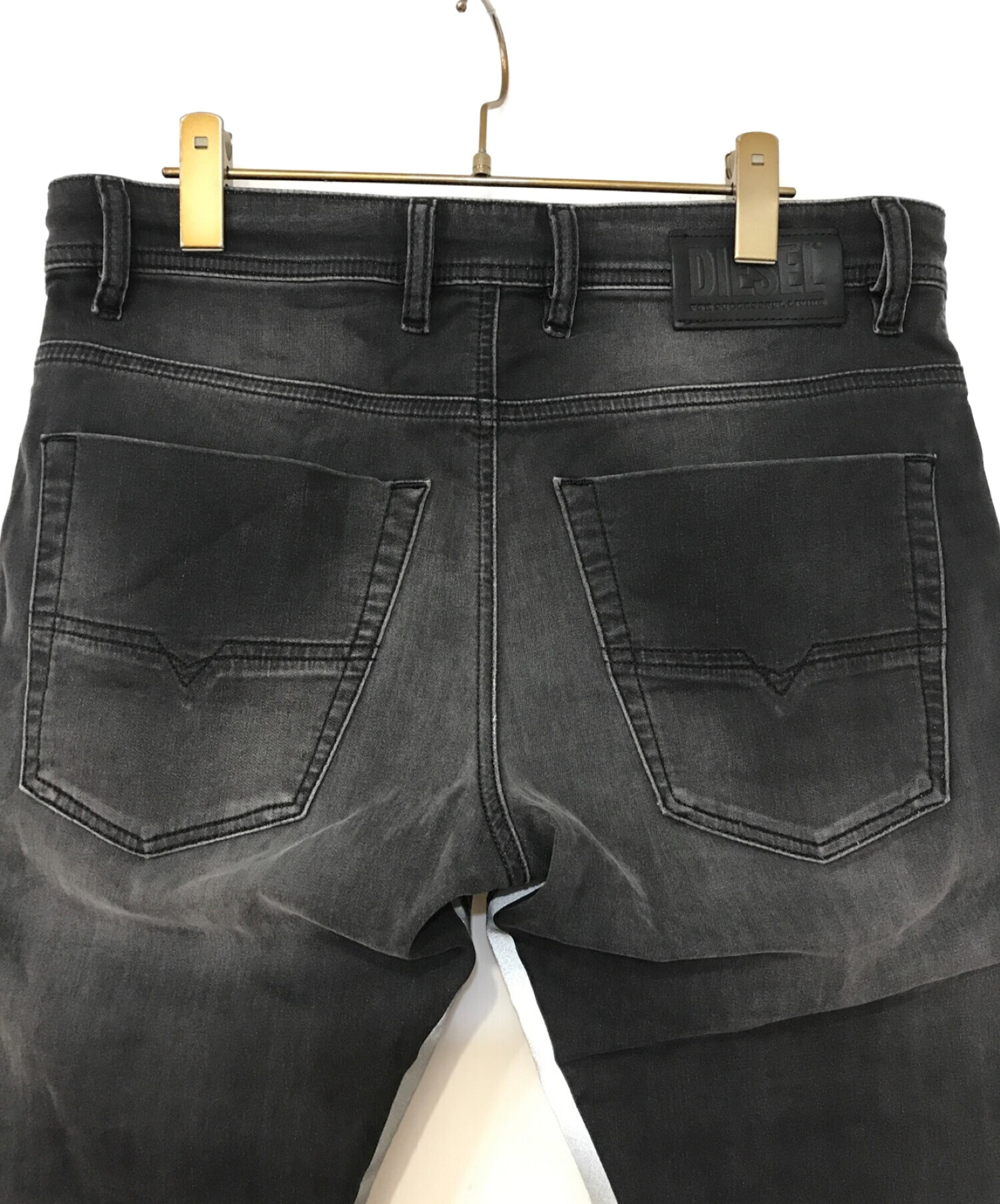 中古・古着通販】DIESEL (ディーゼル) デニムパンツ ブラック サイズ