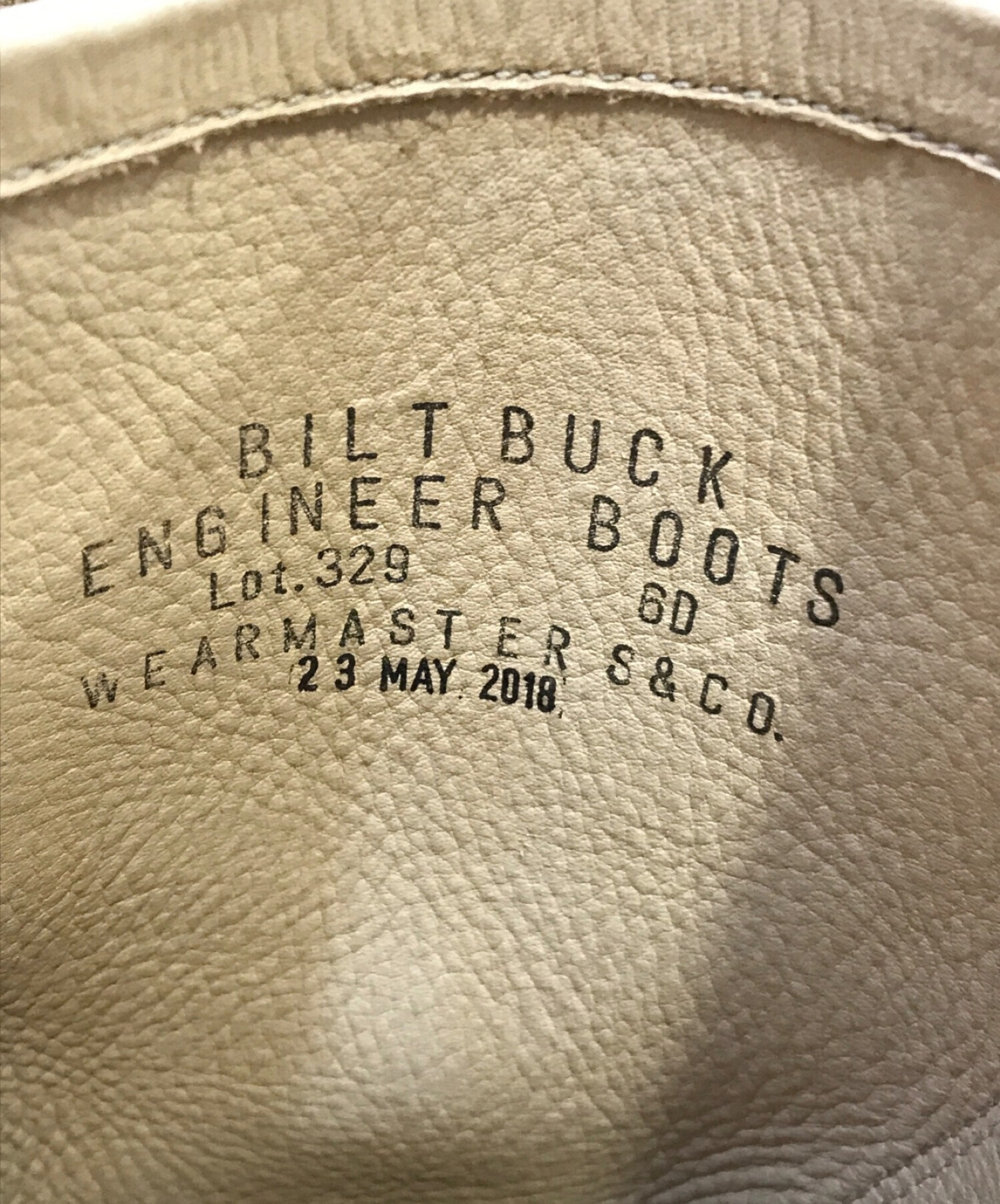 BILTBUCK by ATTRACTIONS (ビルトバックバイアトラクションズ) Suede Engineer Boots ベージュ サイズ:6D