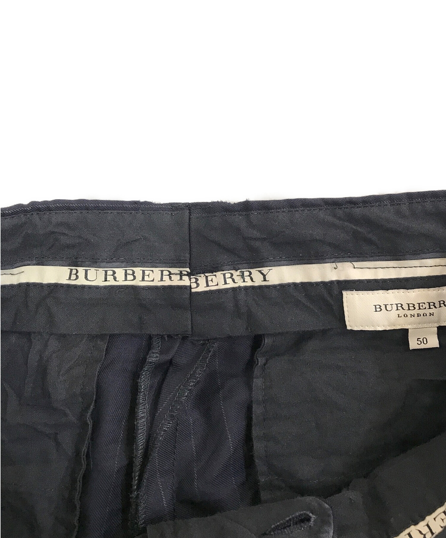 中古・古着通販】BURBERRY (バーバリー) セットアップスーツ ブラック