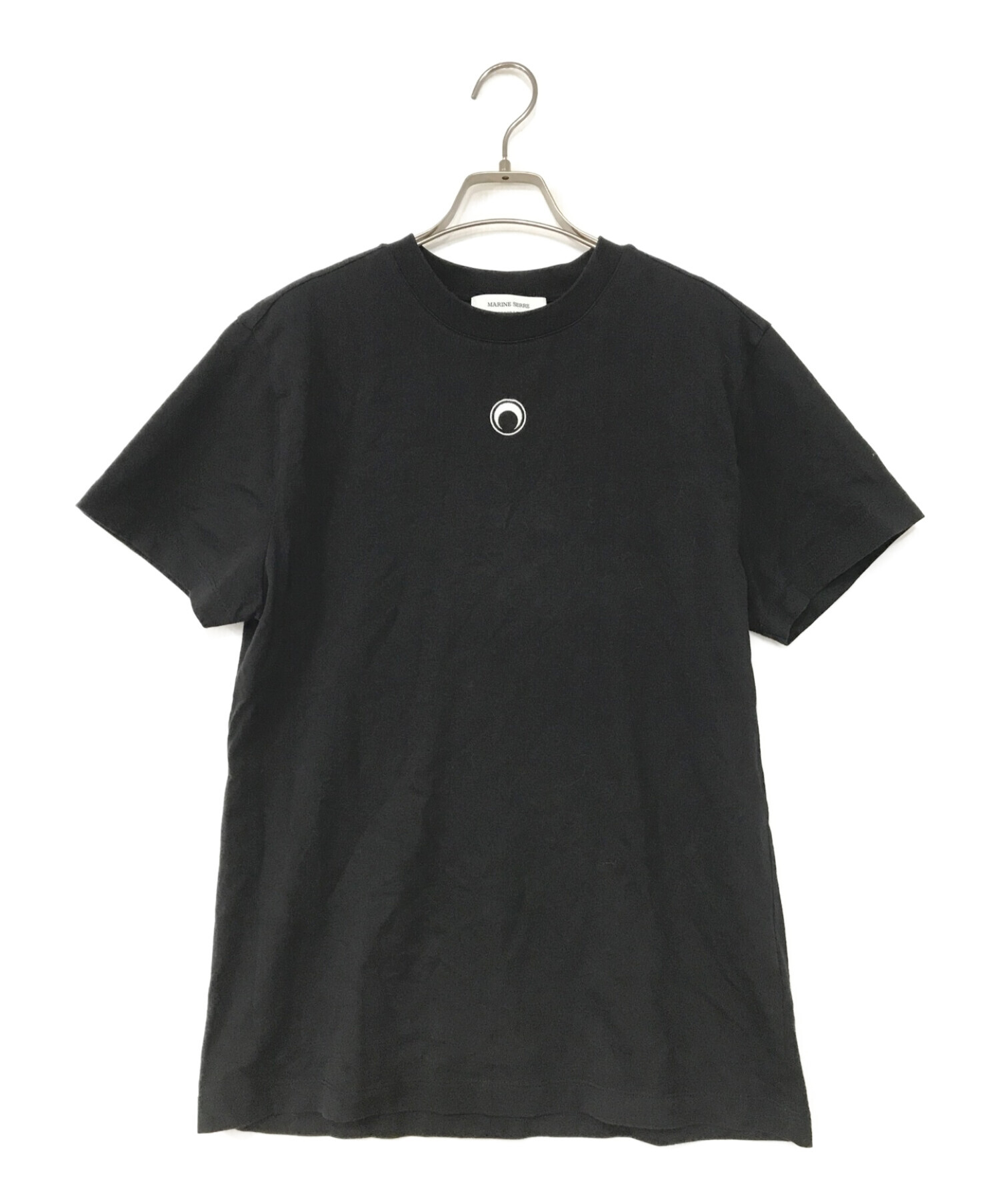 MARINE SERRE (マリーンセル) Tシャツ ブラック サイズ:L