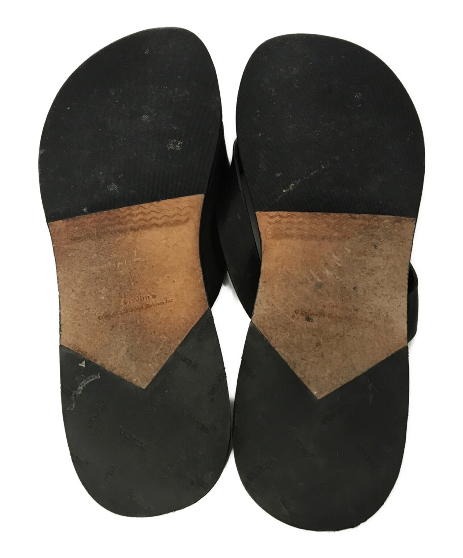 VISVIM (ビズビム) HANA SANDAL FOLK ブラック サイズ:M