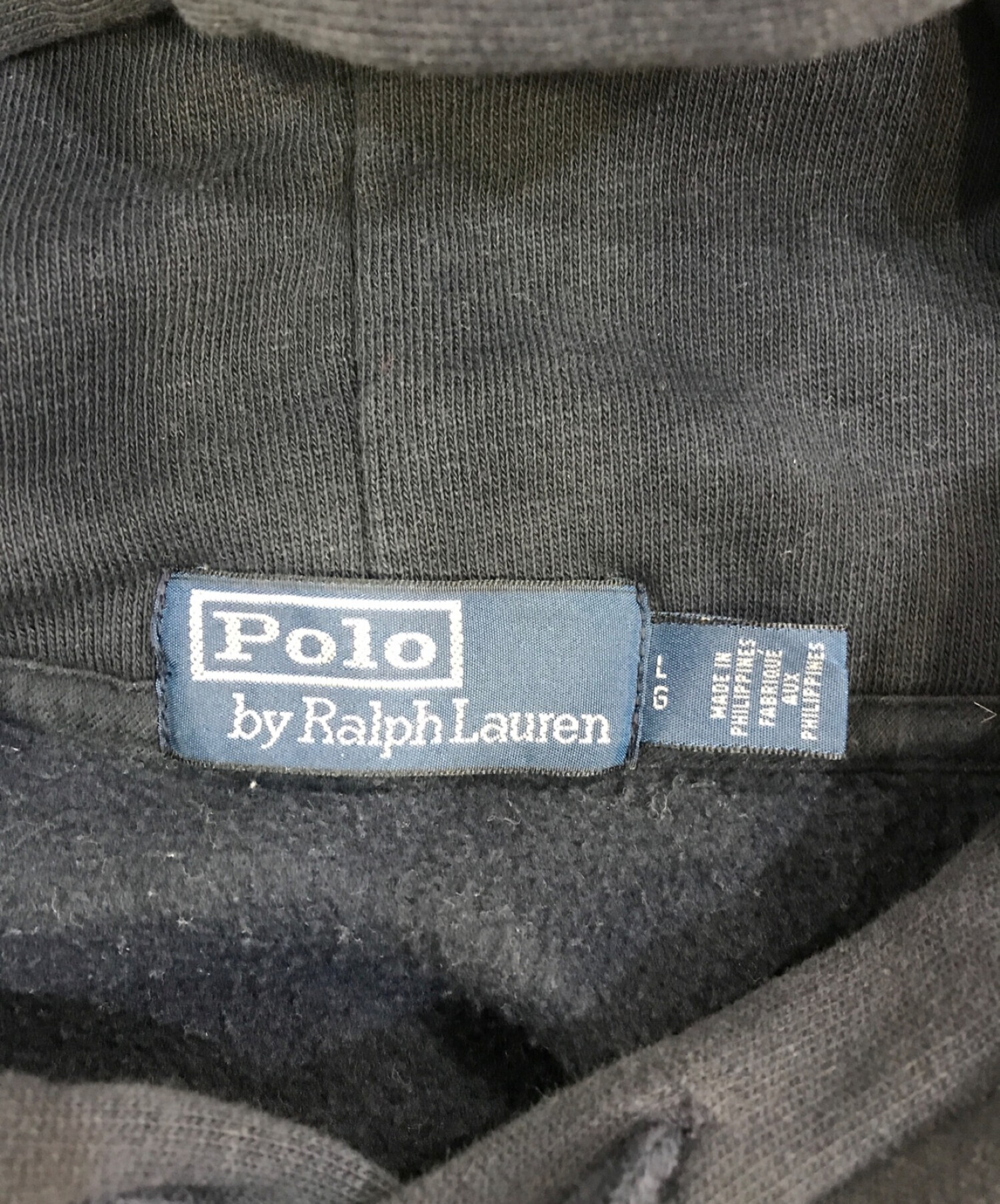 POLO BY RALPH LAUREN (ポロバイラルフローレン) NEW YORK YANKEES (ニューヨークヤンキース)  プルオーバーパーカー ネイビー サイズ:L