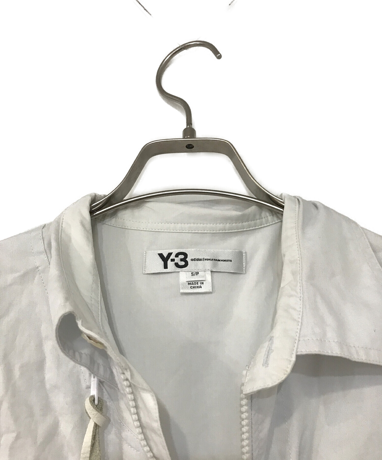 中古・古着通販】Y-3 (ワイスリー) デザインコート ホワイト サイズ:Ｓ