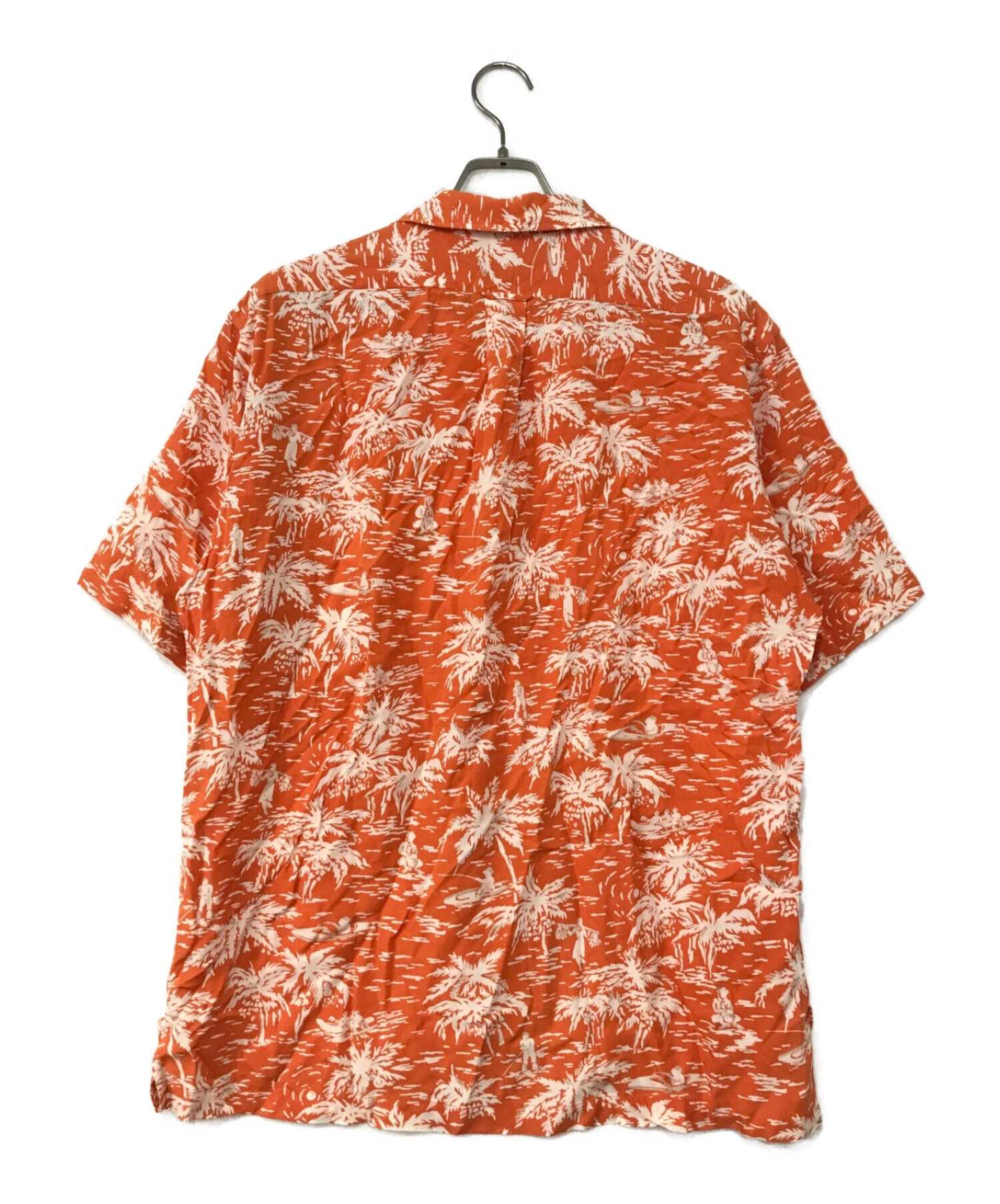 POLO RALPH LAUREN (ポロ・ラルフローレン) アロハシャツ オレンジ サイズ:L
