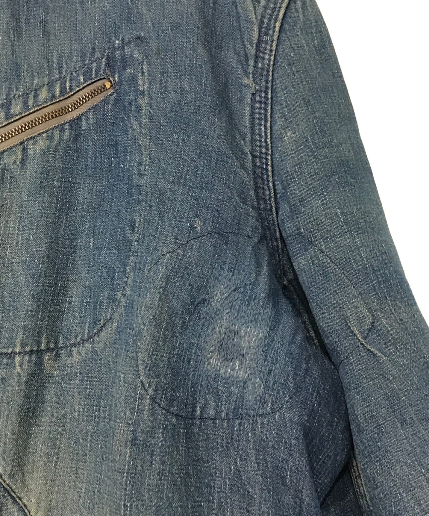 HERCULES (ヘラクレス) デニムジャケット ブルー サイズ:XL