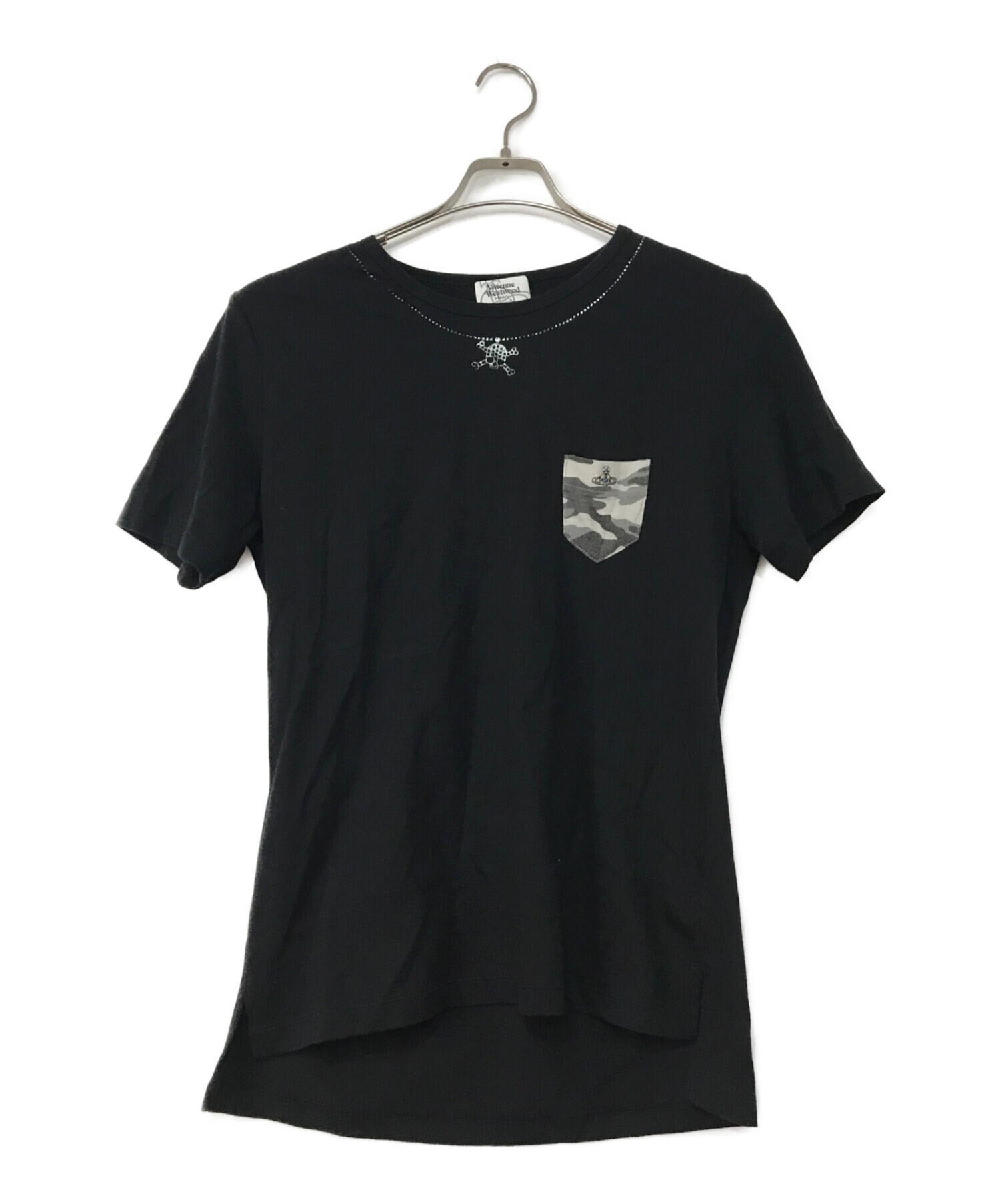 Vivienne Westwood man (ヴィヴィアン ウェストウッド マン) ポケットTシャツ ブラック サイズ:50