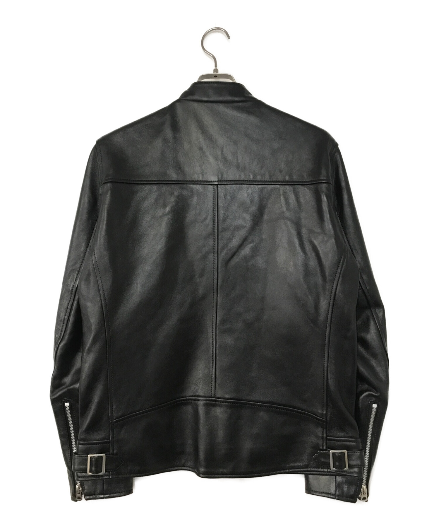 Schott (ショット) ダブル ブレスト ライダースジャケット ブラック サイズ:L