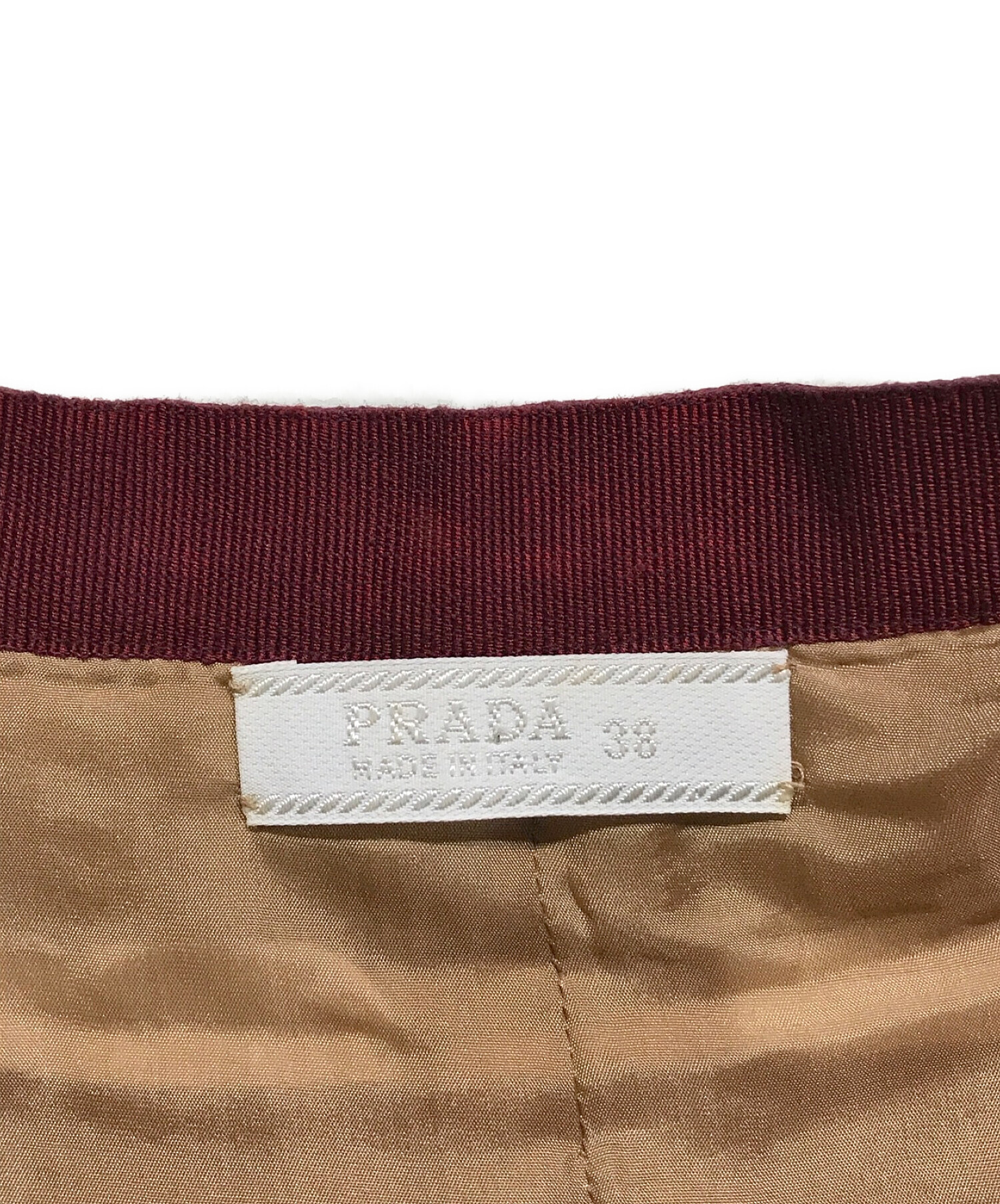 PRADA (プラダ) スカート ブラウン サイズ:38