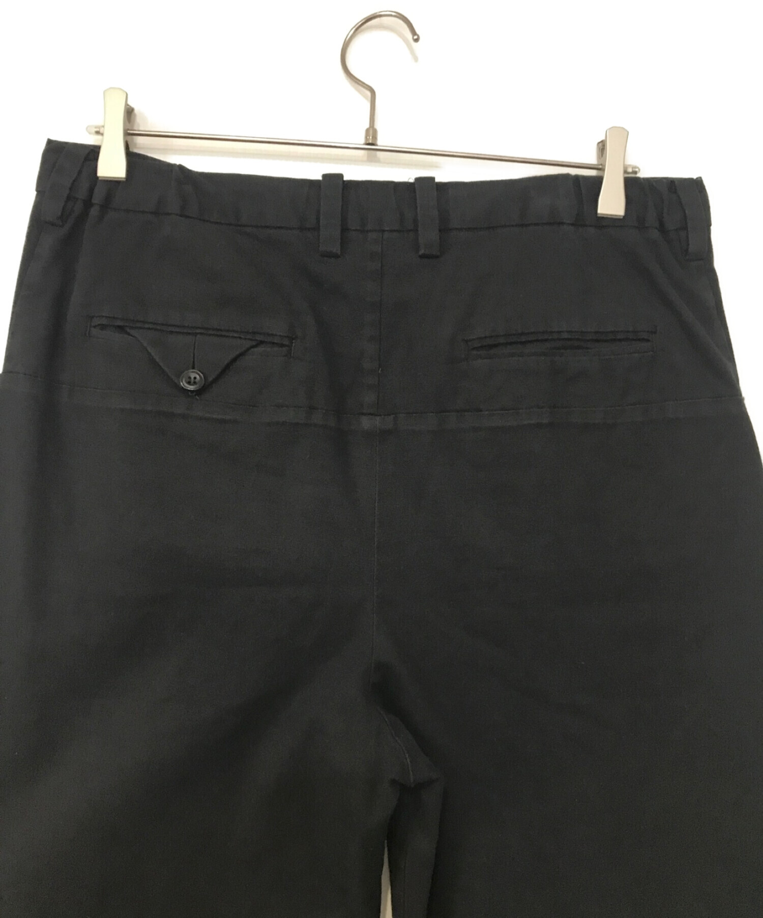 SUNSEA (サンシー) OX FORD STRAIGHT PANTS ブラック サイズ:2