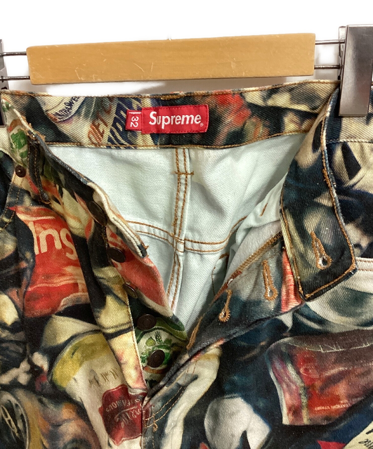 SUPREME (シュプリーム) 21ss Cans Regular Jean ブラック サイズ:32