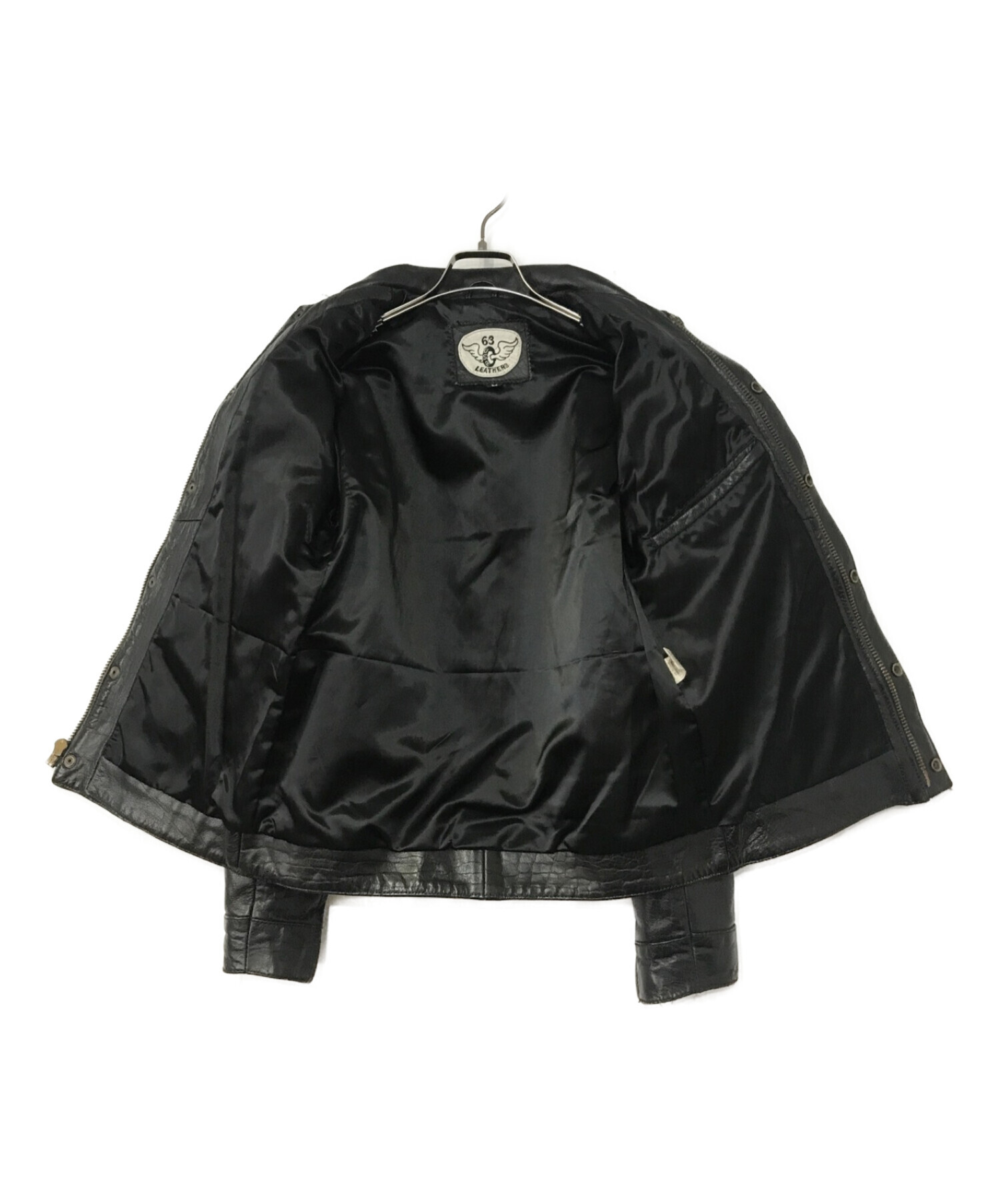 中古・古着通販】63leathers (63レザー) 3rd Type Leather Jacket