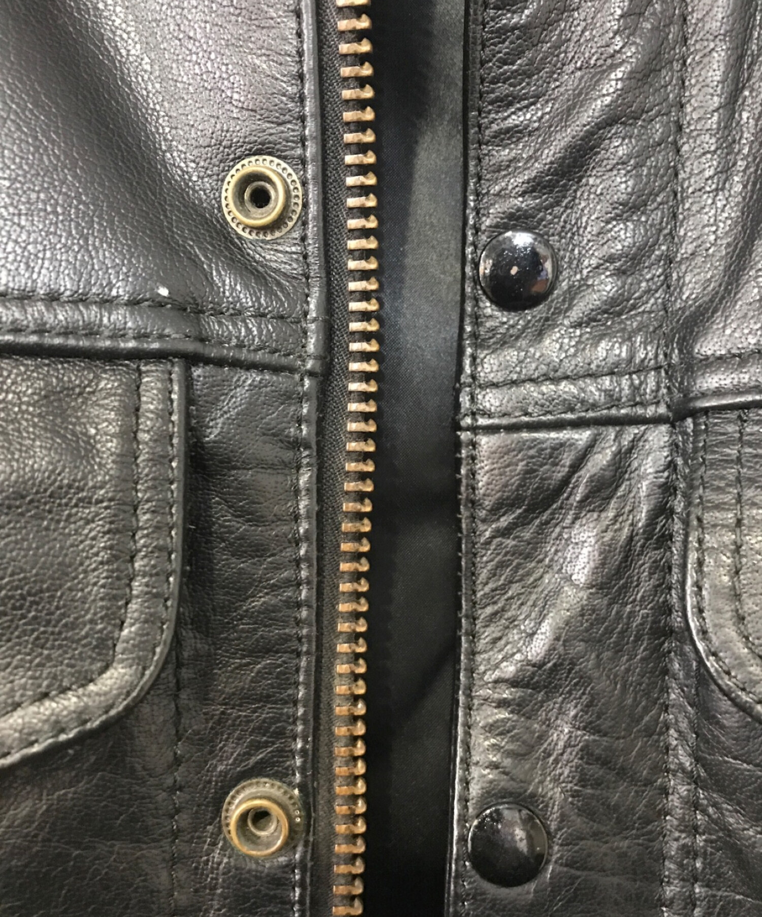 中古・古着通販】63leathers (63レザー) 3rd Type Leather Jacket