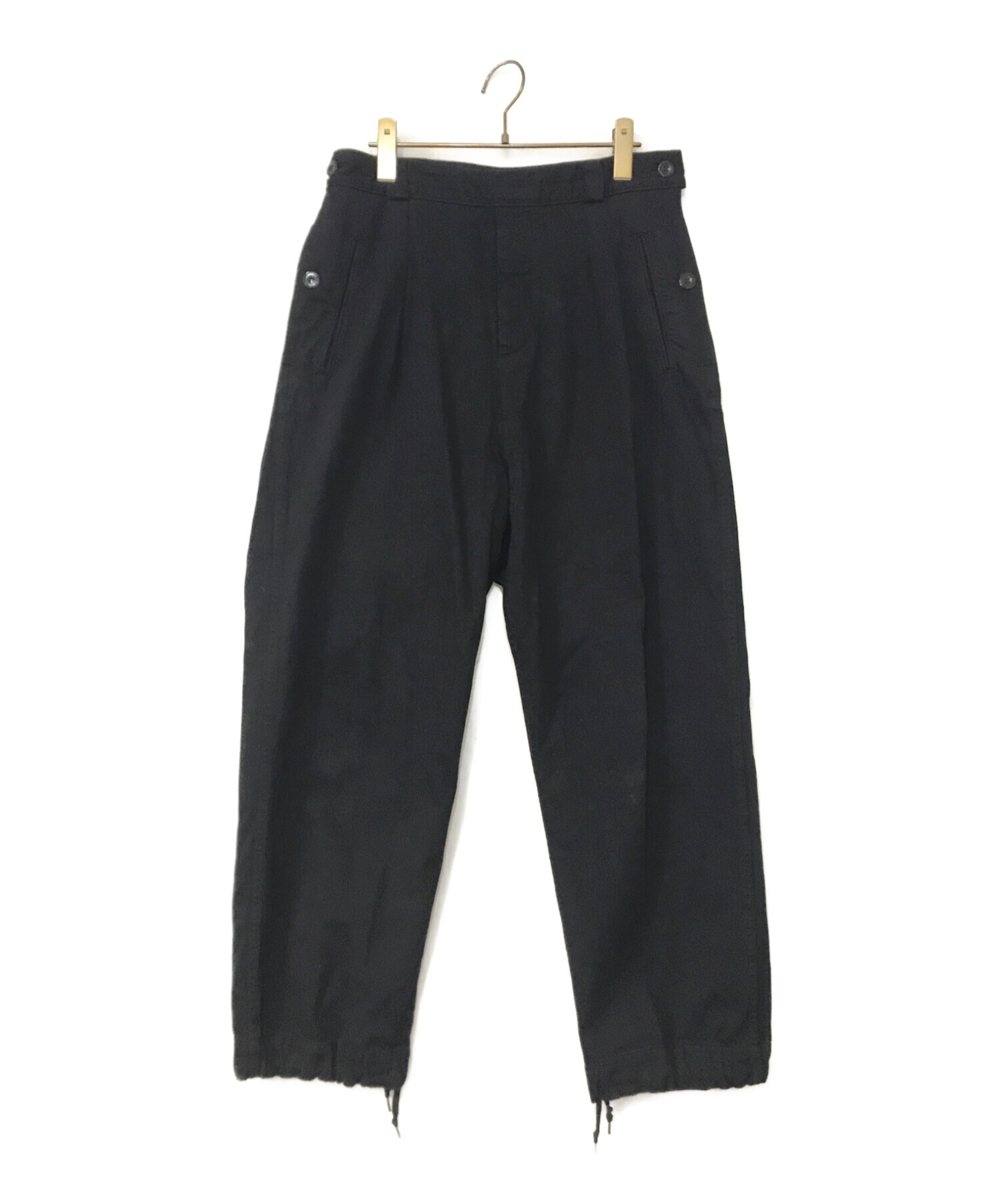 OUTIL (ウティ) pantalon Limoges ブラック サイズ:2