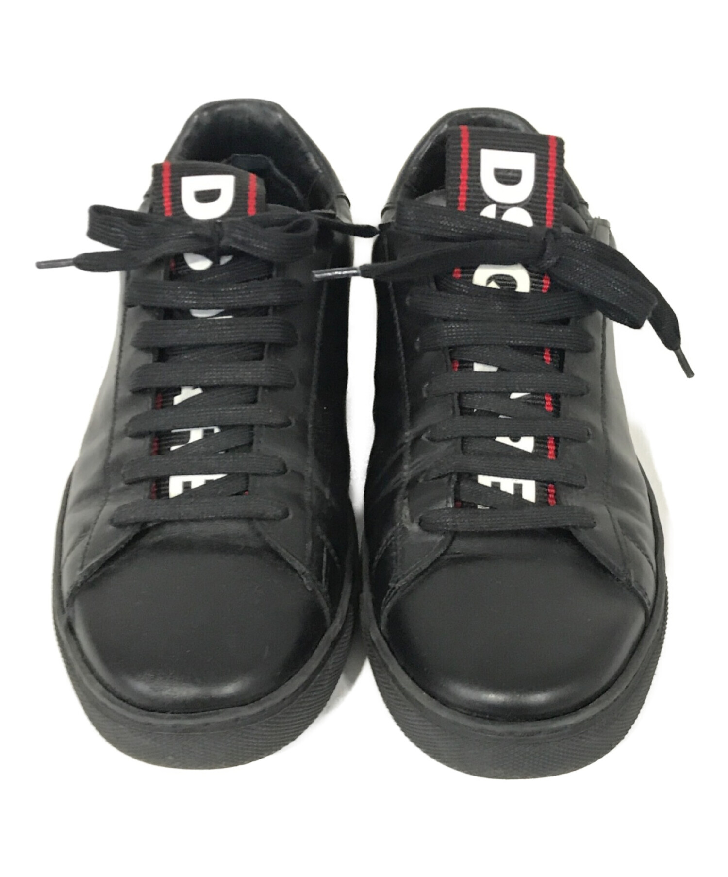 セール安いDSQUARED2 ローカット スニーカー 新品 BLACK 靴