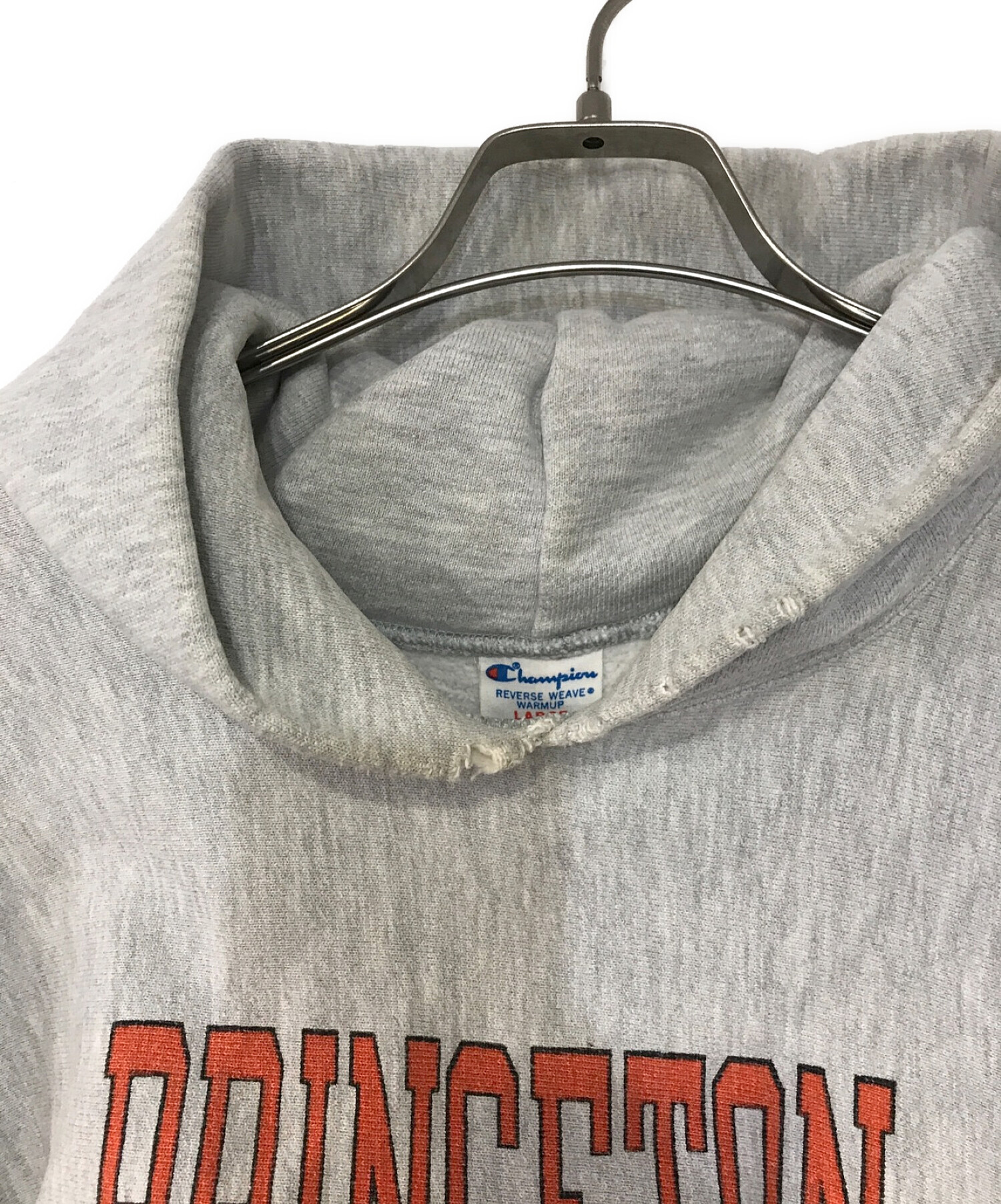 中古・古着通販】Champion REVERSE WEAVE (チャンピオンリバースウィーブ) プルオーバーパーカー グレー サイズ:L｜ブランド・古着通販  トレファク公式【TREFAC FASHION】スマホサイト