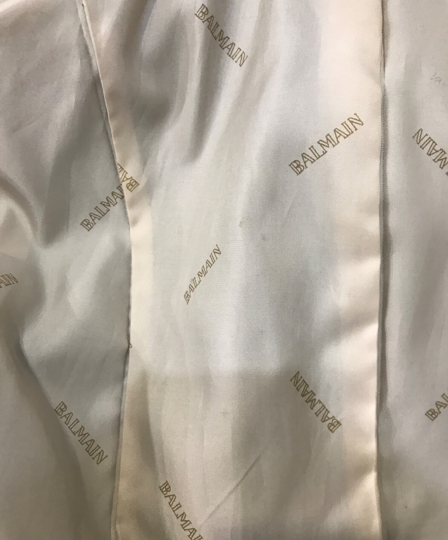 BALMAIN (バルマン) レザーコート ブラウン サイズ:11