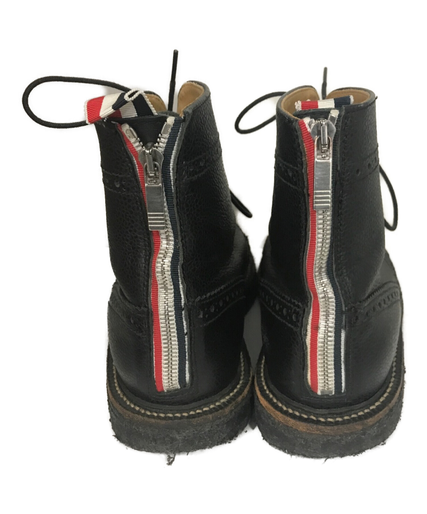 中古・古着通販】Thom Browne (トムブラウン) ウィングチップブーツ ブラック サイズ:6｜ブランド・古着通販 トレファク公式【TREFAC  FASHION】スマホサイト