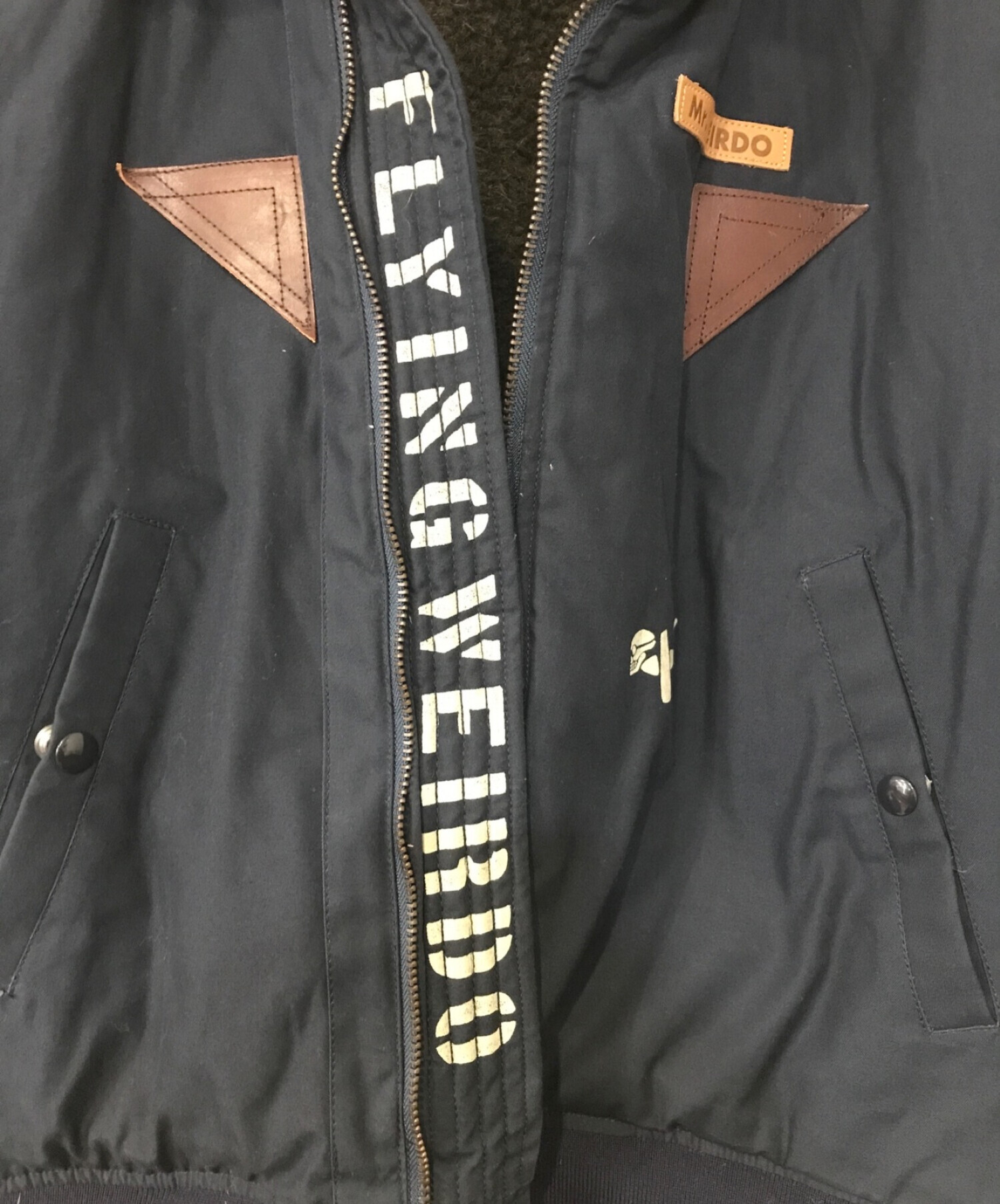 WEIRDO (ウィアード) B-15A TYPE FLIGHT JACKET ネイビー サイズ:L