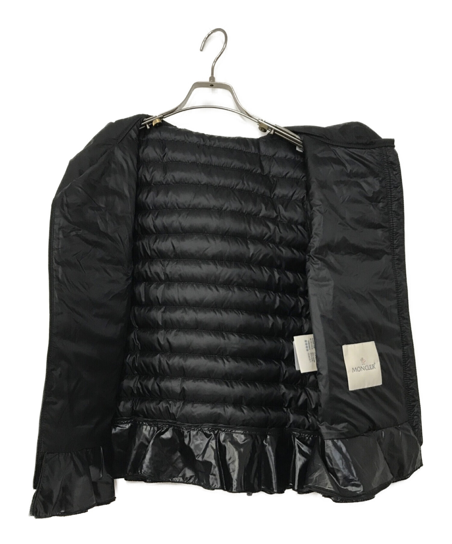 中古・古着通販】MONCLER (モンクレール) ダウンベスト ブラック