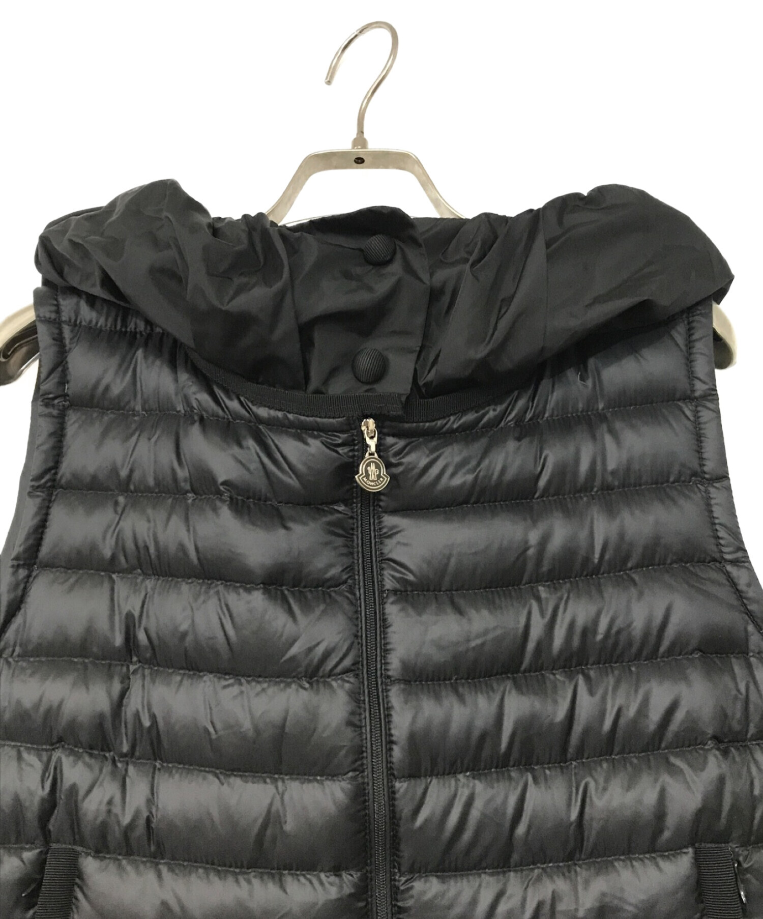 中古・古着通販】MONCLER (モンクレール) ダウンベスト ブラック