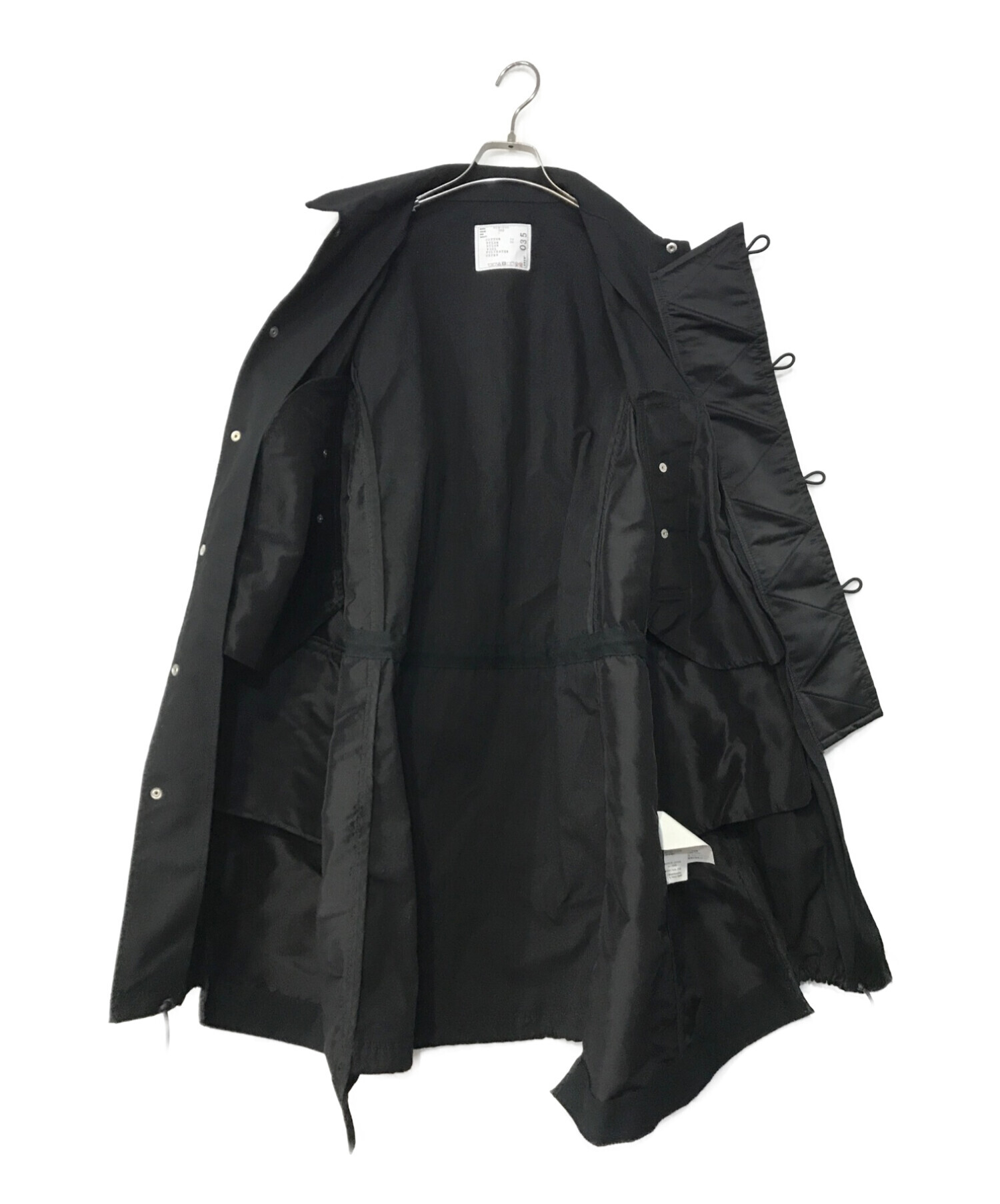 sacai (サカイ) Military Long Coat ブラック サイズ:1