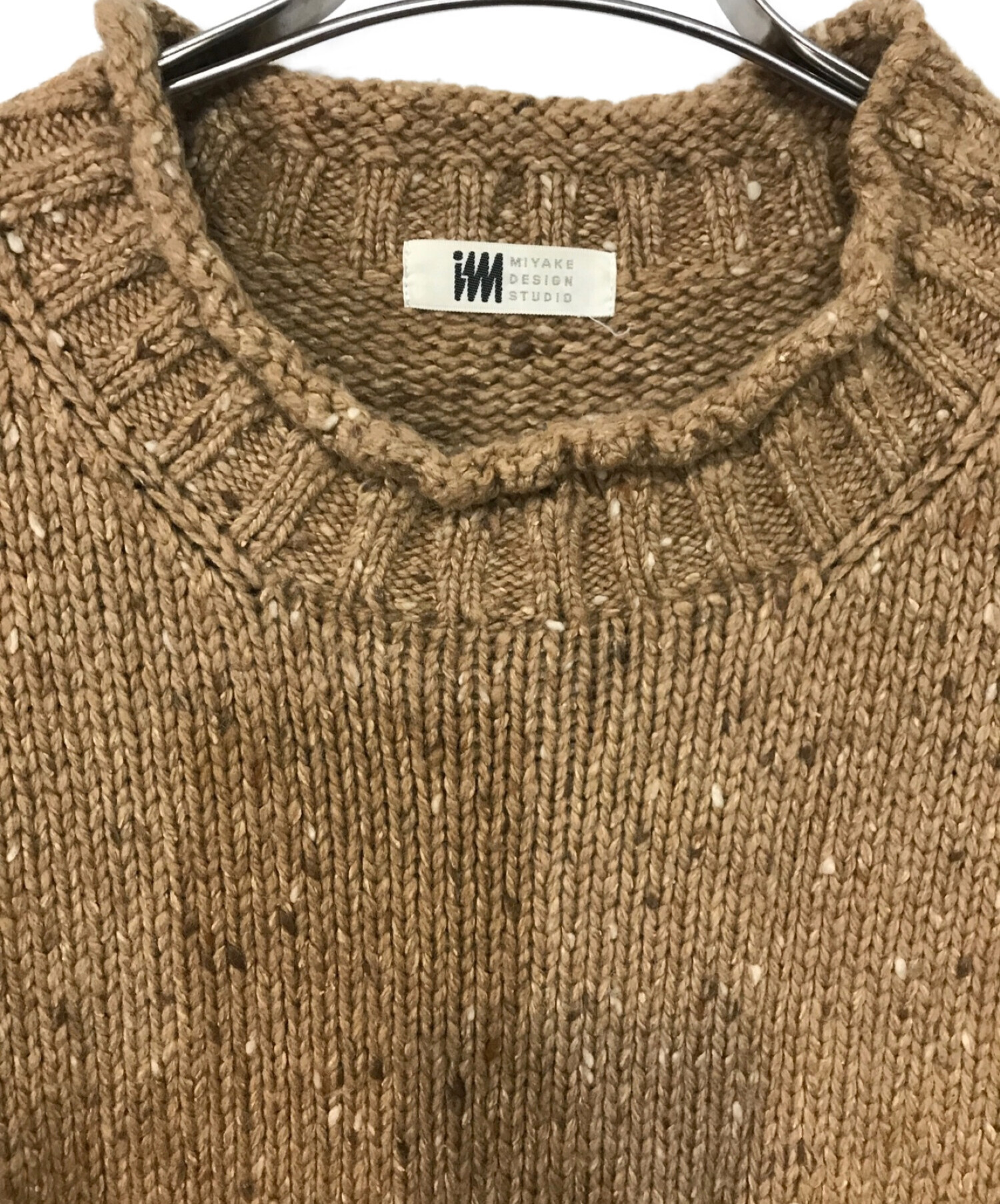 中古・古着通販】ISSEY MIYAKE (イッセイミヤケ) クルーネックニット