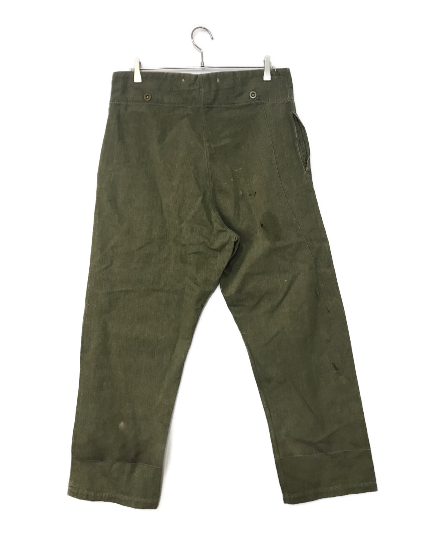 爆買い50s British Army Green Denim Pants イギリス軍 パンツ