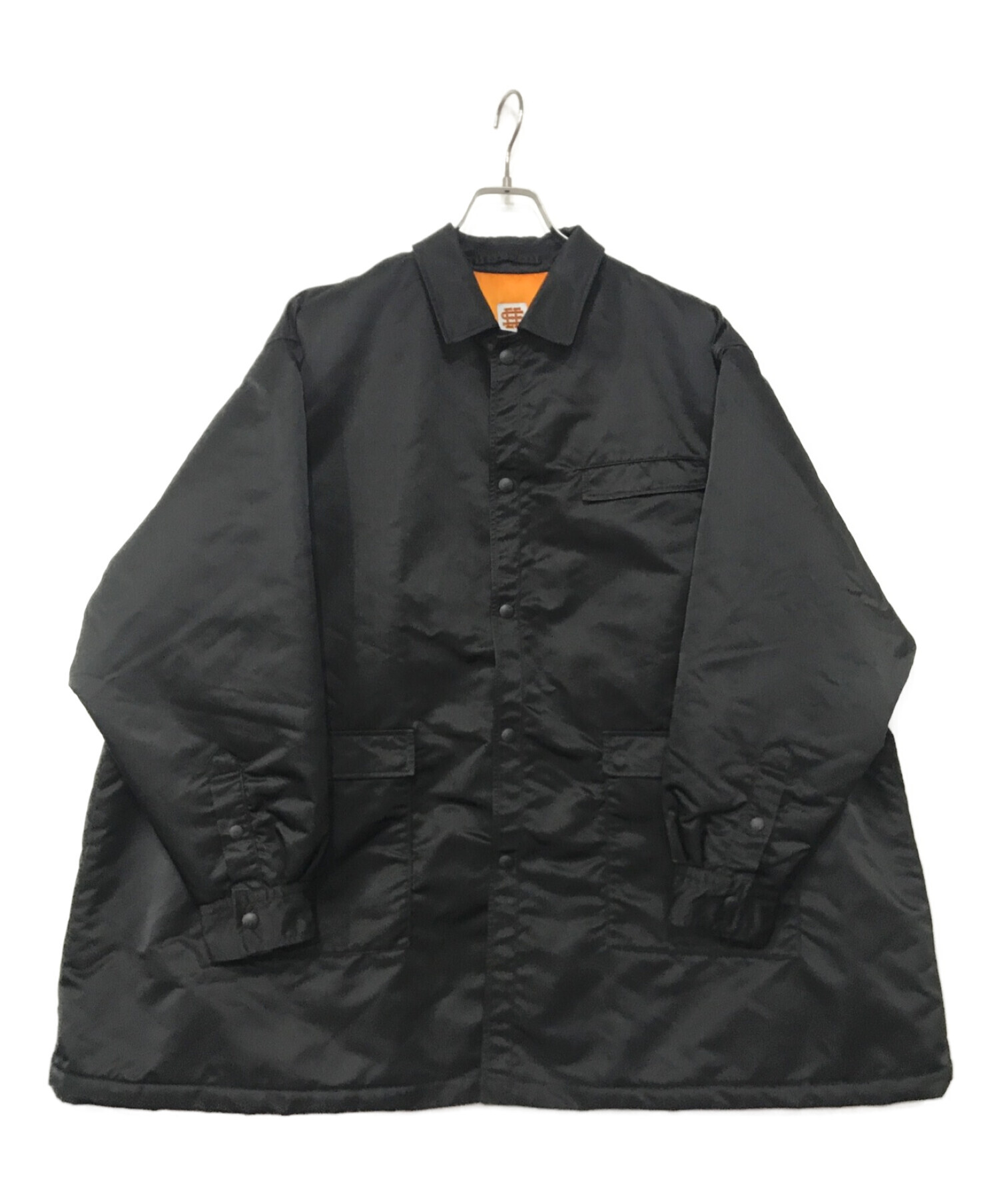 中古・古着通販】SEESEE (シーシー) 中綿コート ブラック サイズ:XL 