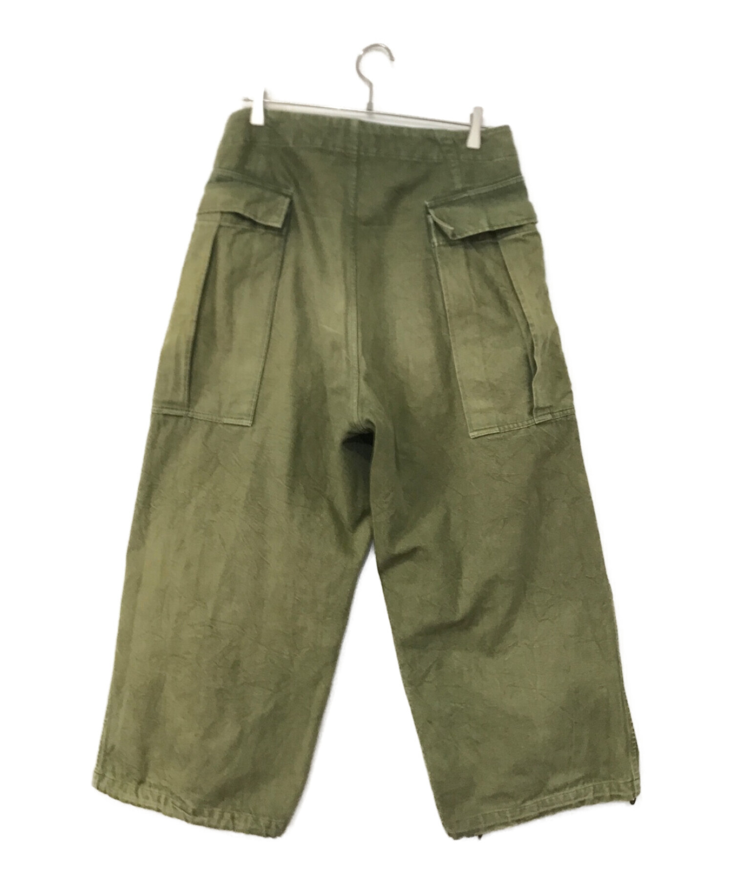 中古・古着通販】HERILL (ヘリル) DUCK CARGO PANTS BROWN オリーブ