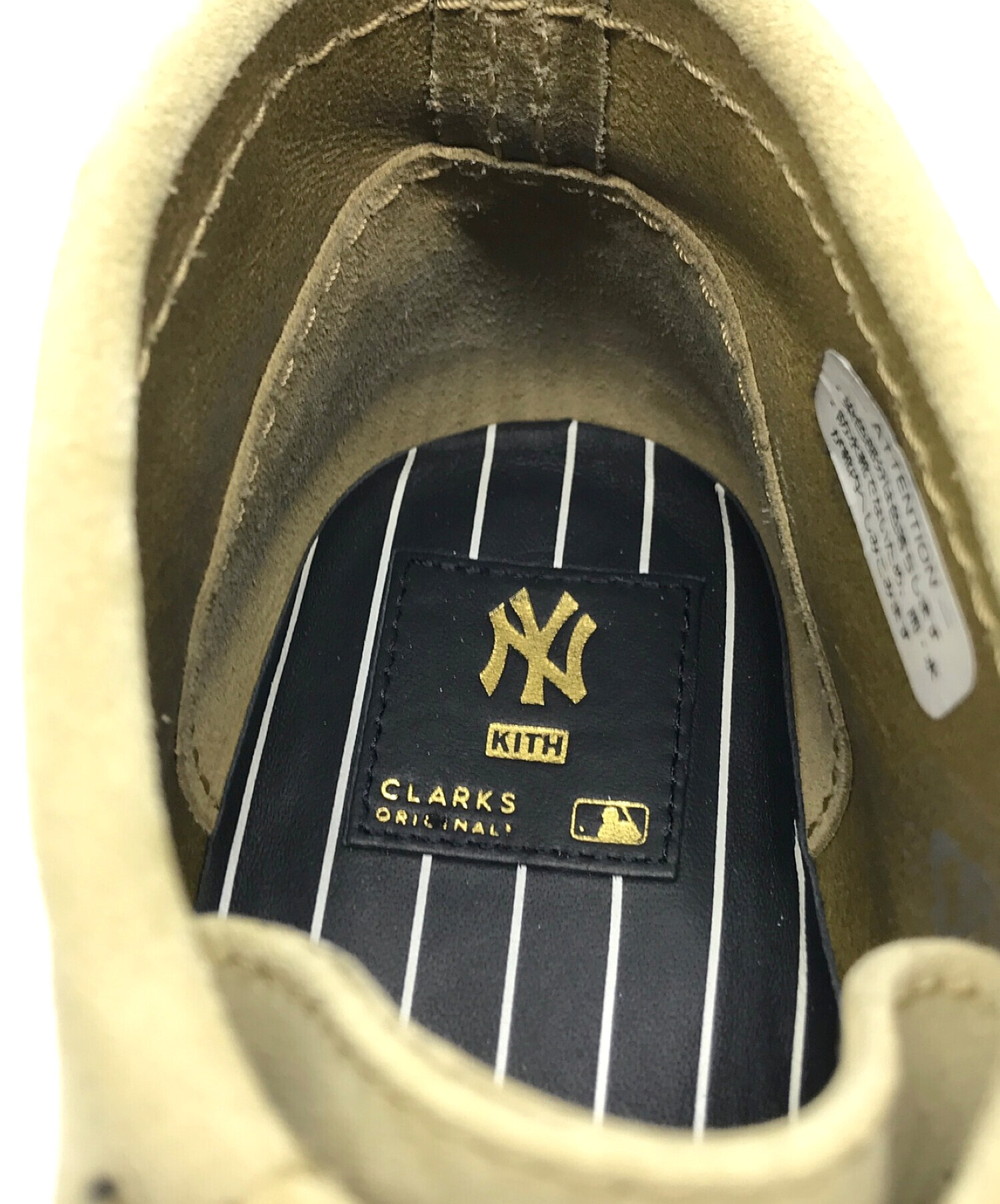 中古・古着通販】MLB for Clarks Originals (エムエルビーフォークラークスオリジナルズ) KITH (キス) Wallabee  Hi Yankees 