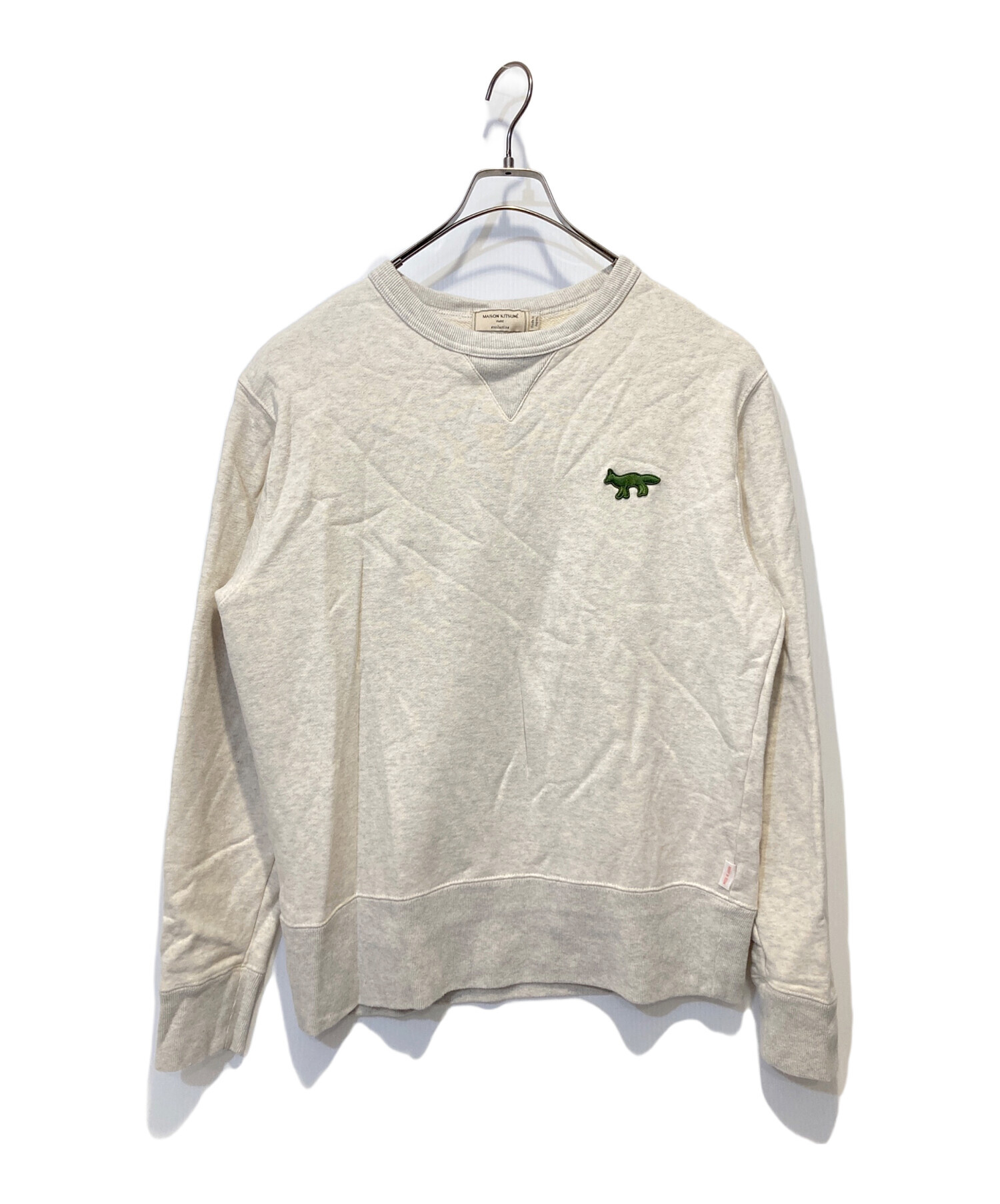 中古・古着通販】MAISON KITSUNE (メゾンキツネ) スウェット グレー サイズ:L｜ブランド・古着通販 トレファク公式【TREFAC  FASHION】スマホサイト