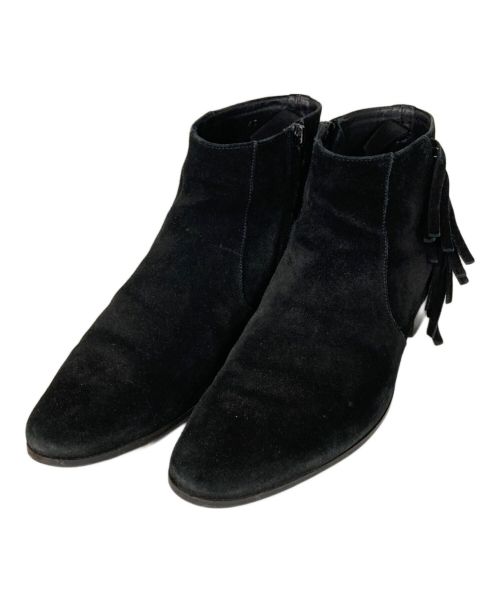 【中古・古着通販】Saint Laurent Paris (サンローランパリ) LUKAS フリンジブーツ ブラック サイズ:43｜ブランド・古着通販  トレファク公式【TREFAC FASHION】スマホサイト